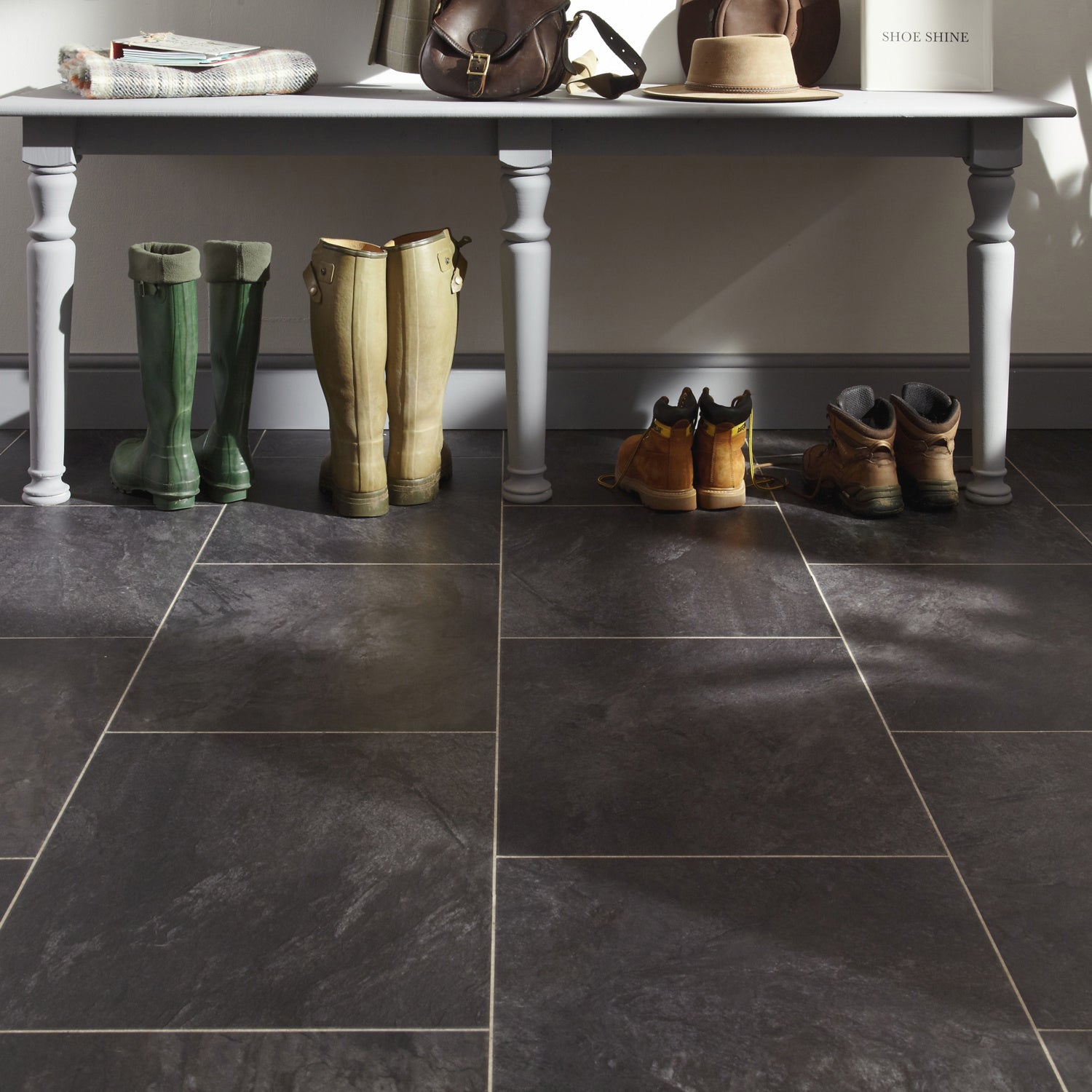 Karndean Art Select Gluedown LVT Flooring in Canberra Slate LM06 - 3.34m2 Full Pack
