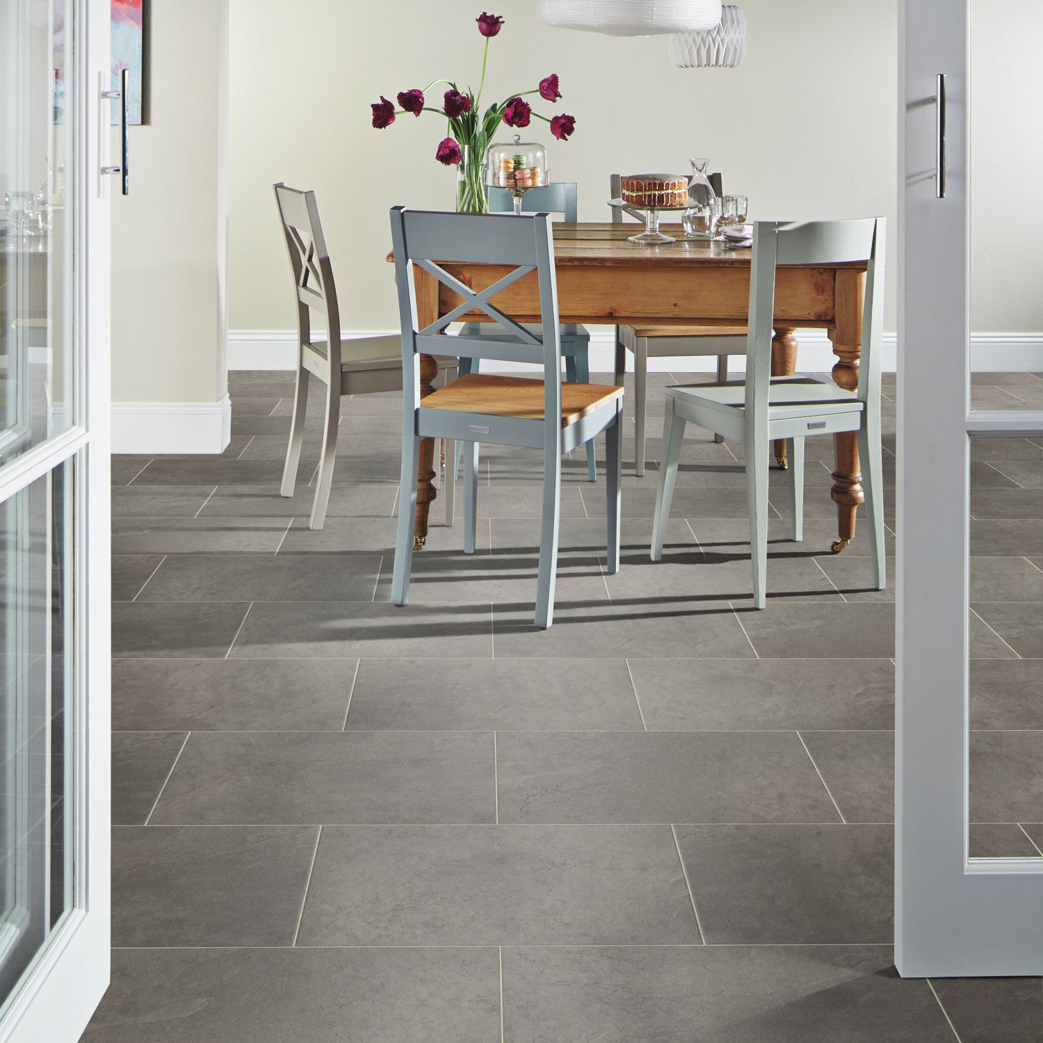 Karndean Art Select Gluedown LVT Flooring in Corris Slate LM22 - 3.34m2 Full Pack