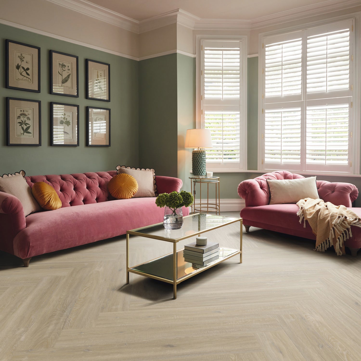 Karndean Art Select Gluedown LVT Flooring in Damask Oak RL35 - 3.25m2 Full Pack