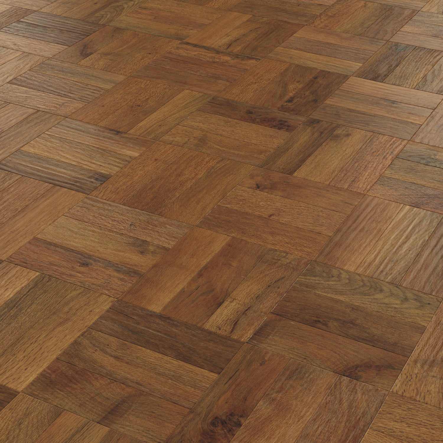Karndean Art Select Gluedown LVT Flooring in Dawn Oak Parquet AP02 - 3.34m2 Full Pack