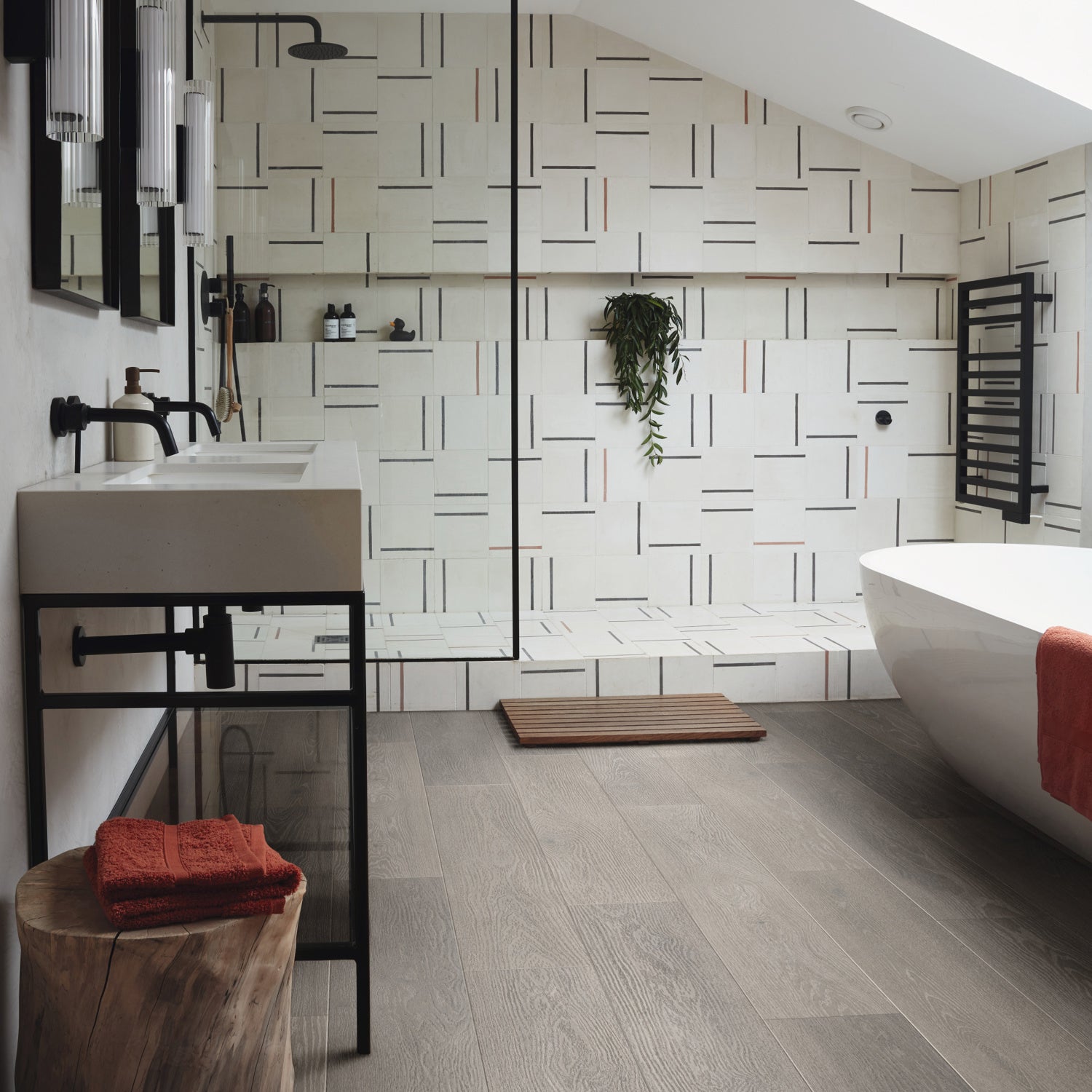 Karndean Art Select Gluedown LVT Flooring in Grey Artisan Oak RL33 - 3.25m2 Full Pack