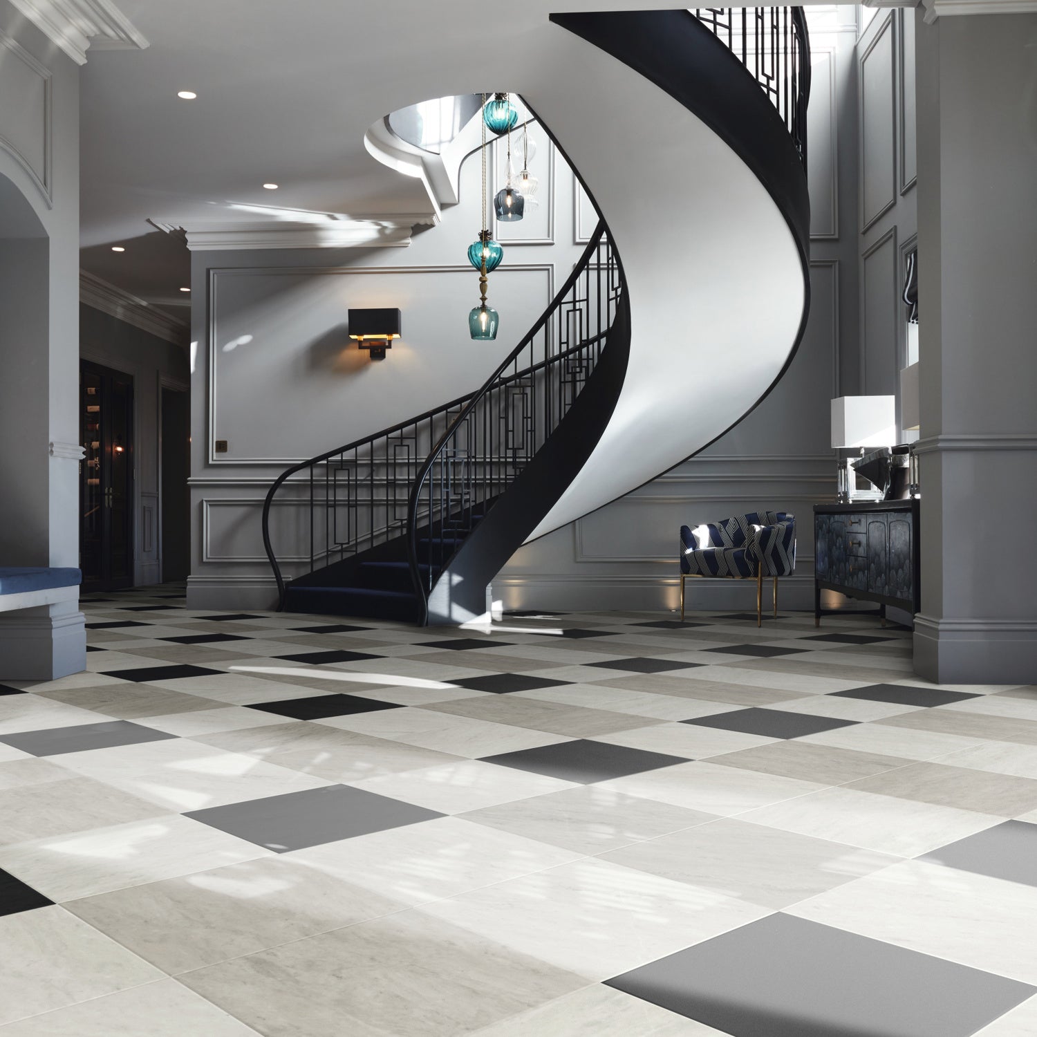 Karndean Art Select Gluedown LVT Flooring in Ionic Marble LM30 - 3.34m2 Full Pack