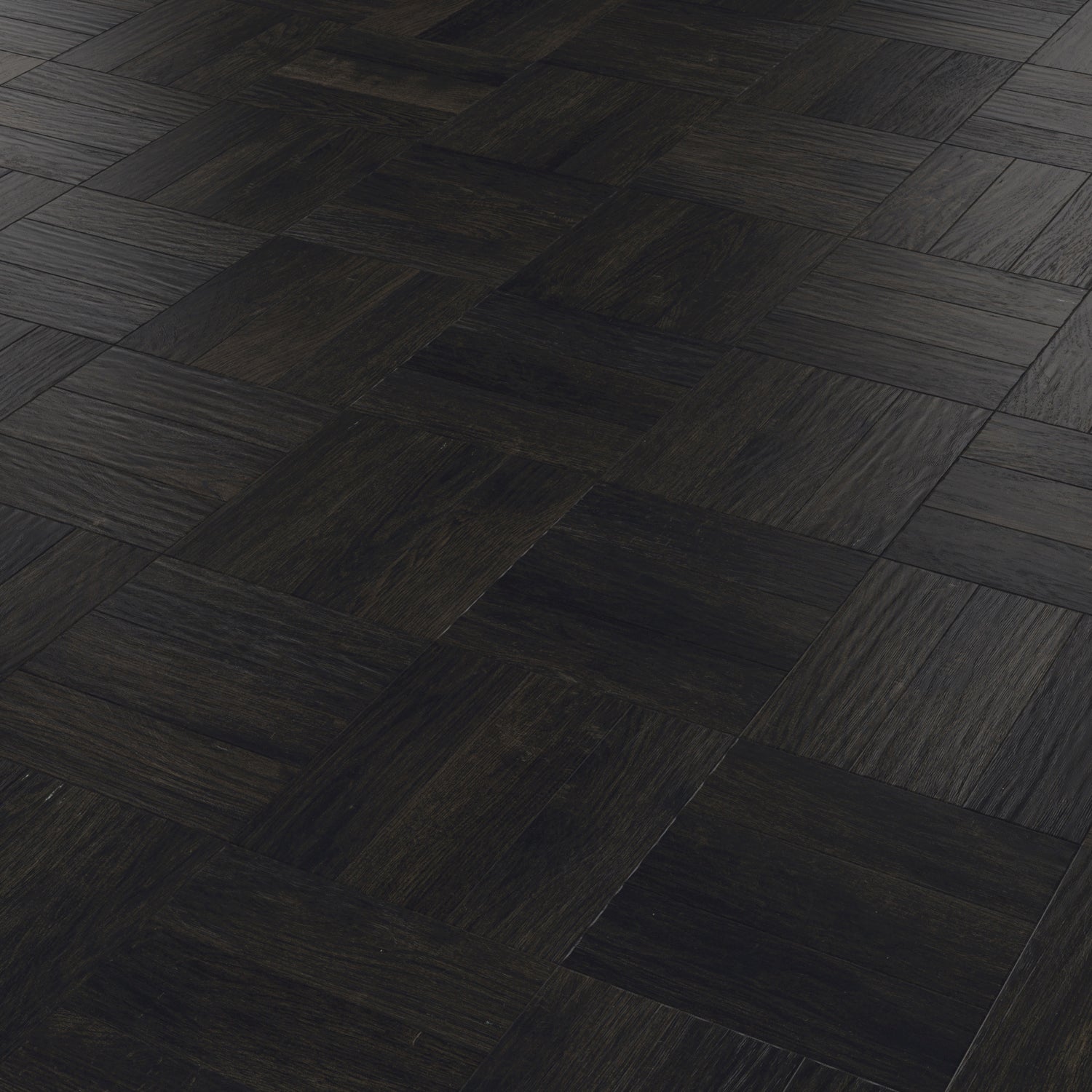 Karndean Art Select Gluedown LVT Flooring in Midnight Oak Parquet AP03 - 3.34m2 Full Pack
