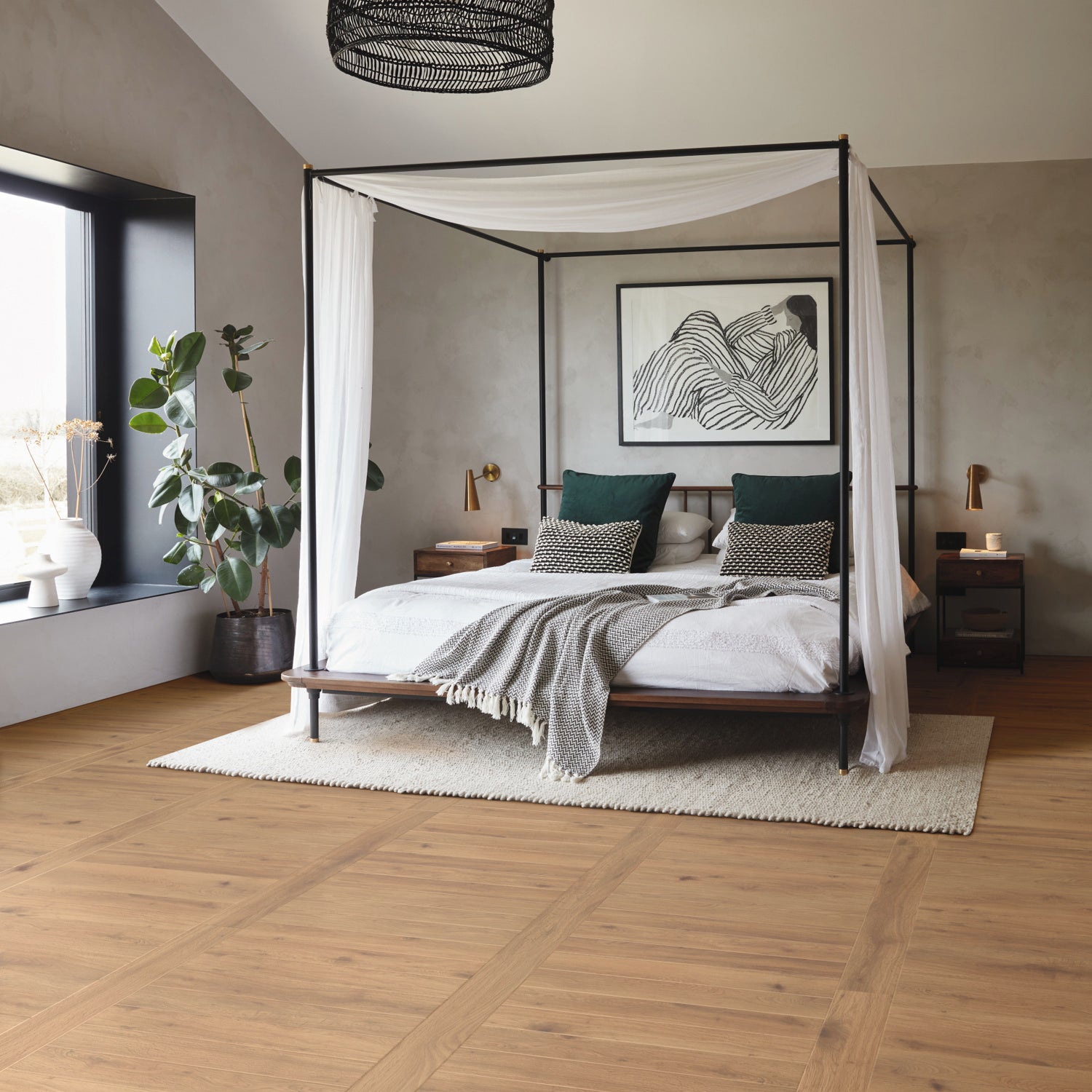 Karndean Art Select Gluedown LVT Flooring in Natural Oak RL48 - 3.34m2 Full Pack