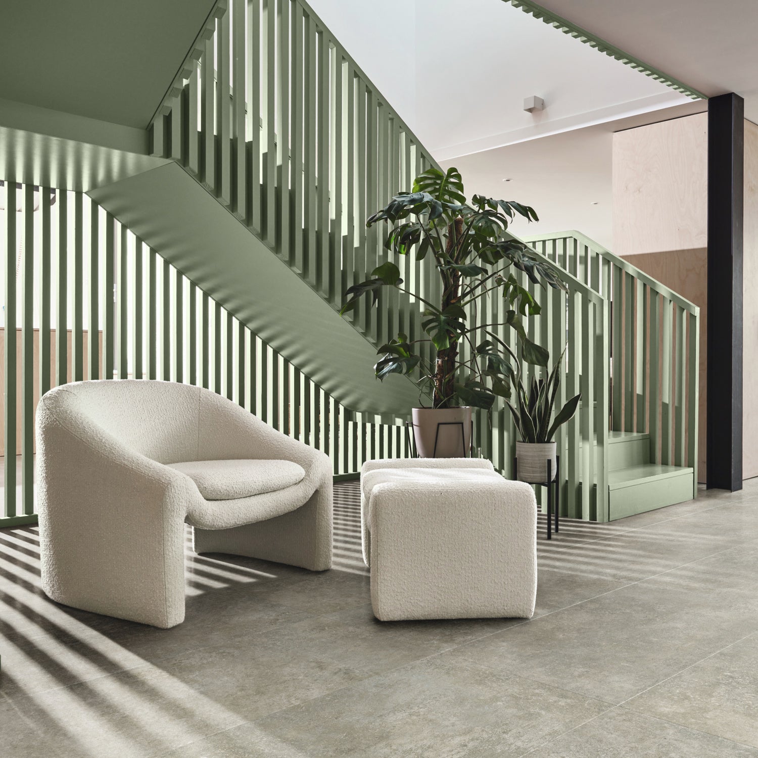 Karndean Art Select Gluedown LVT Flooring in Pavimento Grigio LM41 - 3.34m2 Full Pack