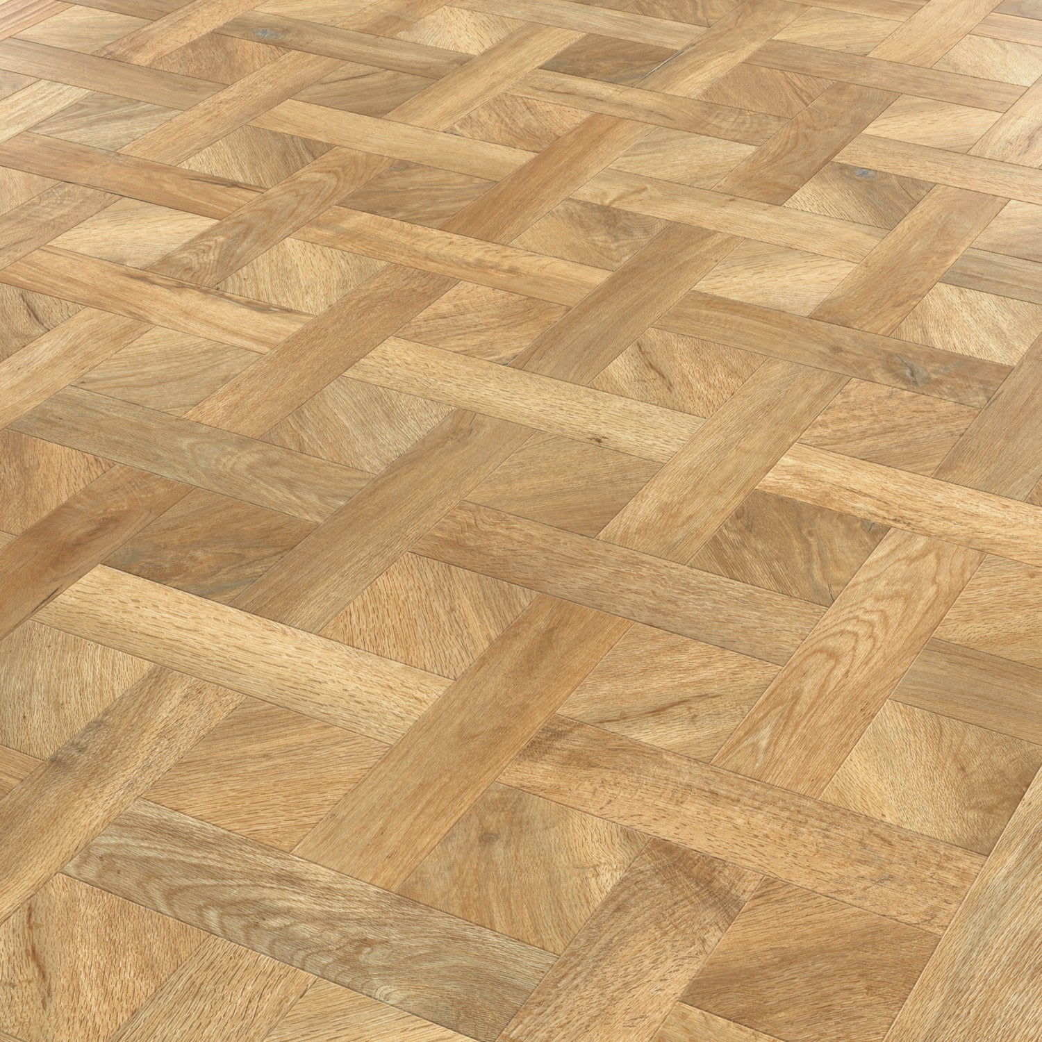 Karndean Art Select Gluedown LVT Flooring in Spring Oak Basketweave SBW-RL01 - 3.48m2 Full Pack