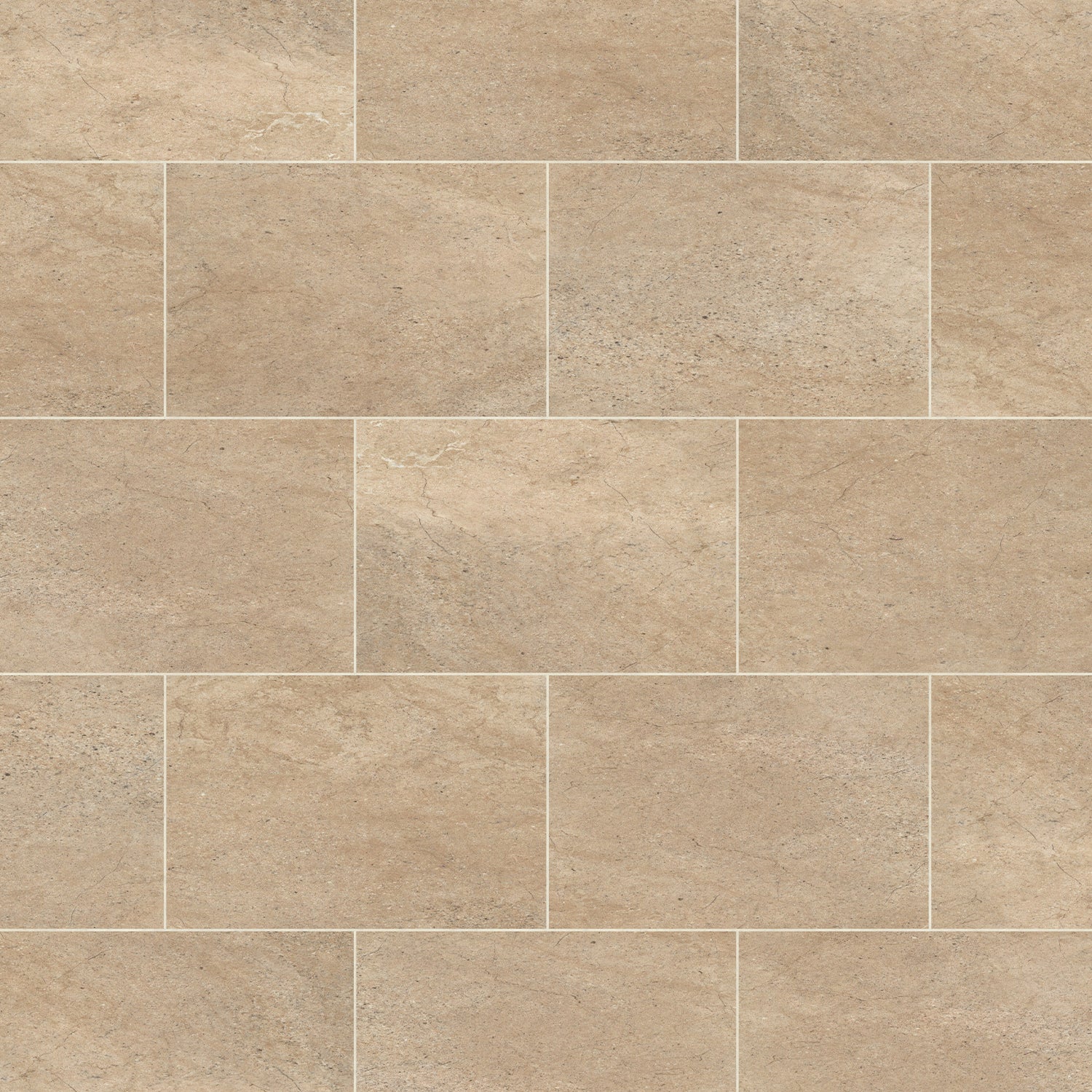 Karndean Knight Tile Gluedown LVT Flooring in Bath Stone ST12 - 3.34m2 Full Pack
