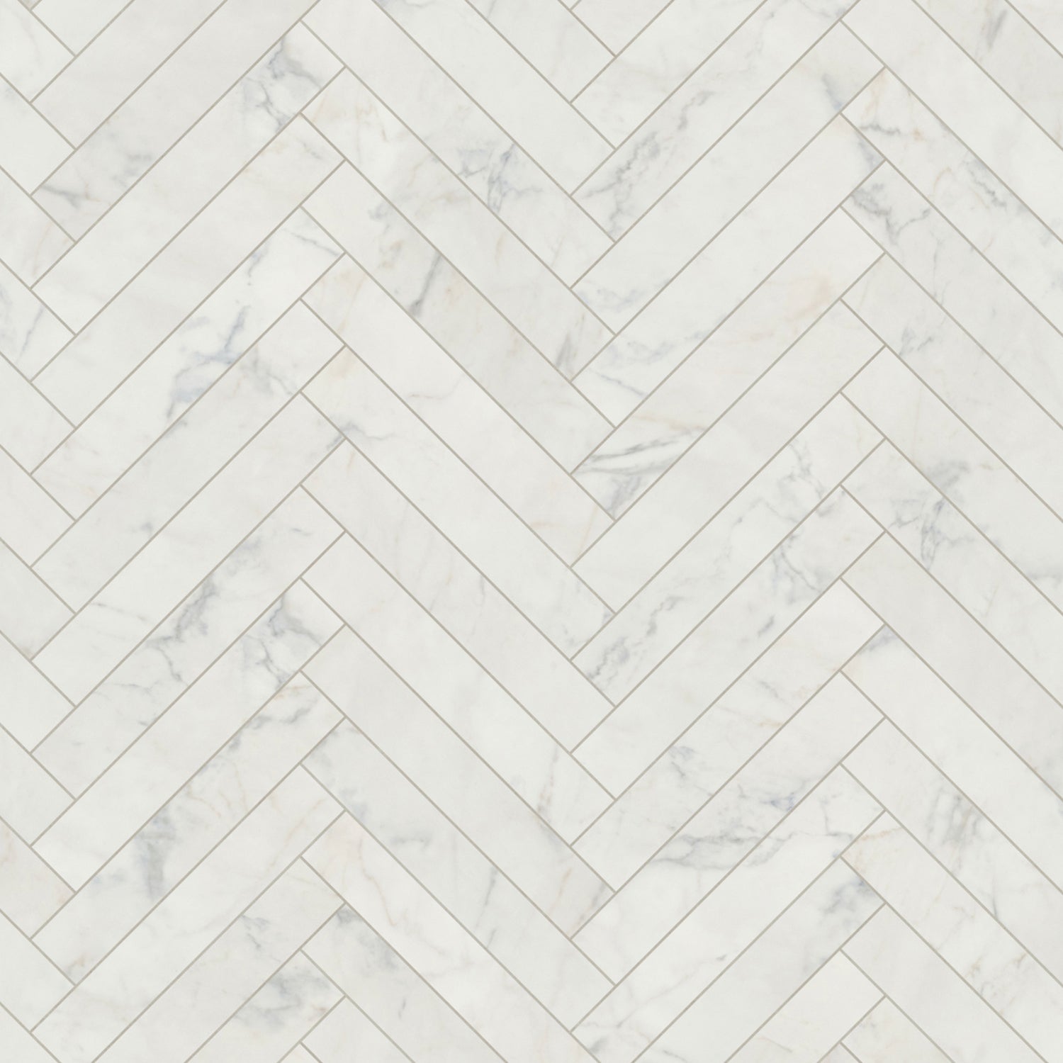 Karndean Knight Tile Gluedown LVT Flooring in Glacial Marble Herringbone SM-ST27 - 3.34m2 Full Pack