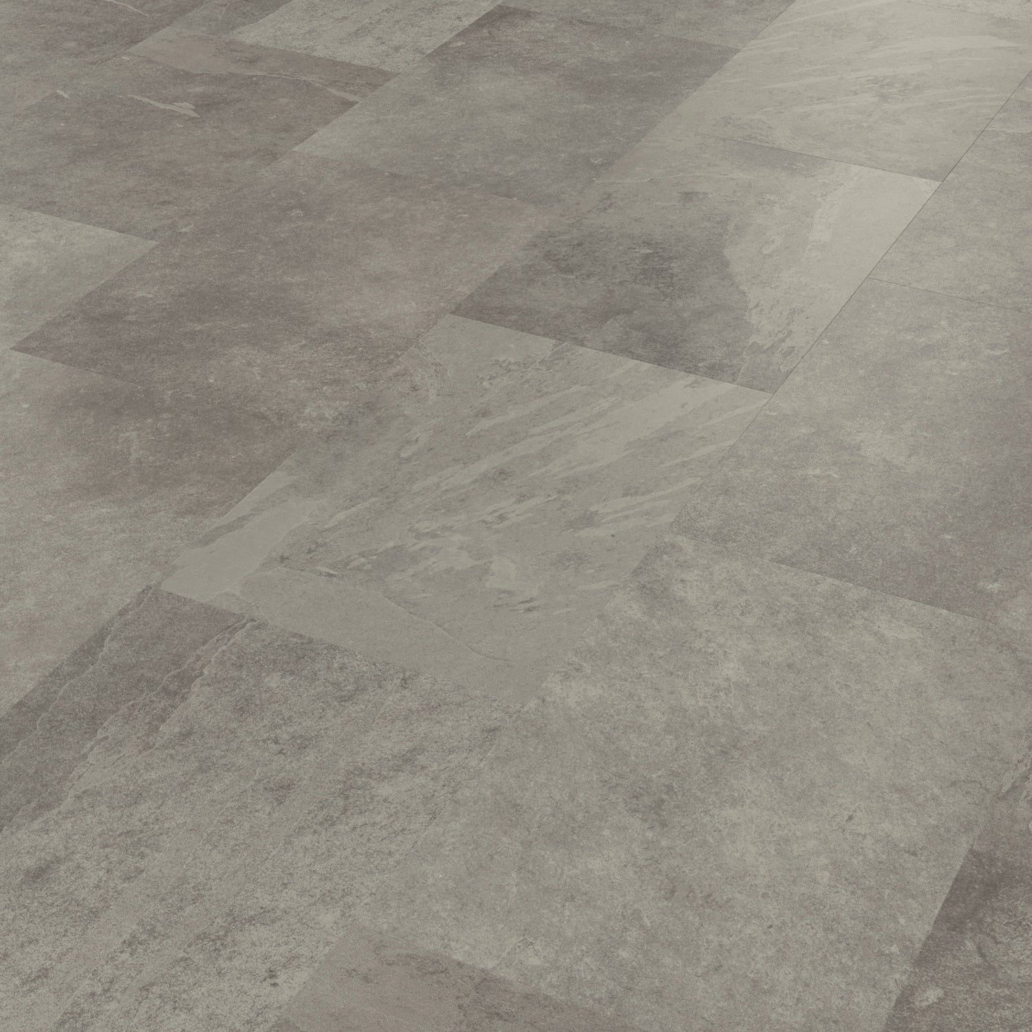 Karndean Knight Tile Rigid Core LVT Flooring in Grey Riven Slate SCB-ST16-18 - 2.79m2 Full Pack