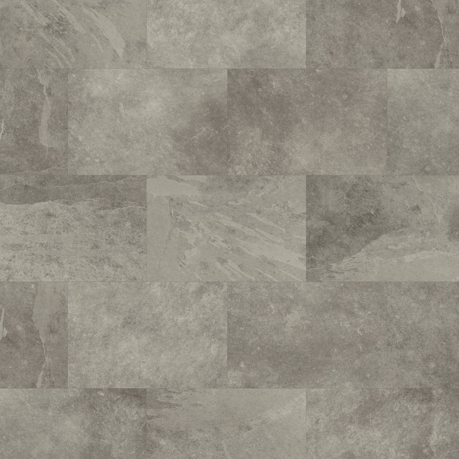 Karndean Knight Tile Rigid Core LVT Flooring in Grey Riven Slate SCB-ST16-18 - 2.79m2 Full Pack