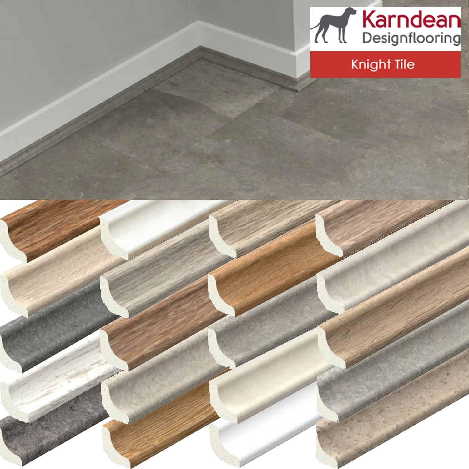 Karndean Knight Tile Rigid Core LVT Scotia - 2400mm Length