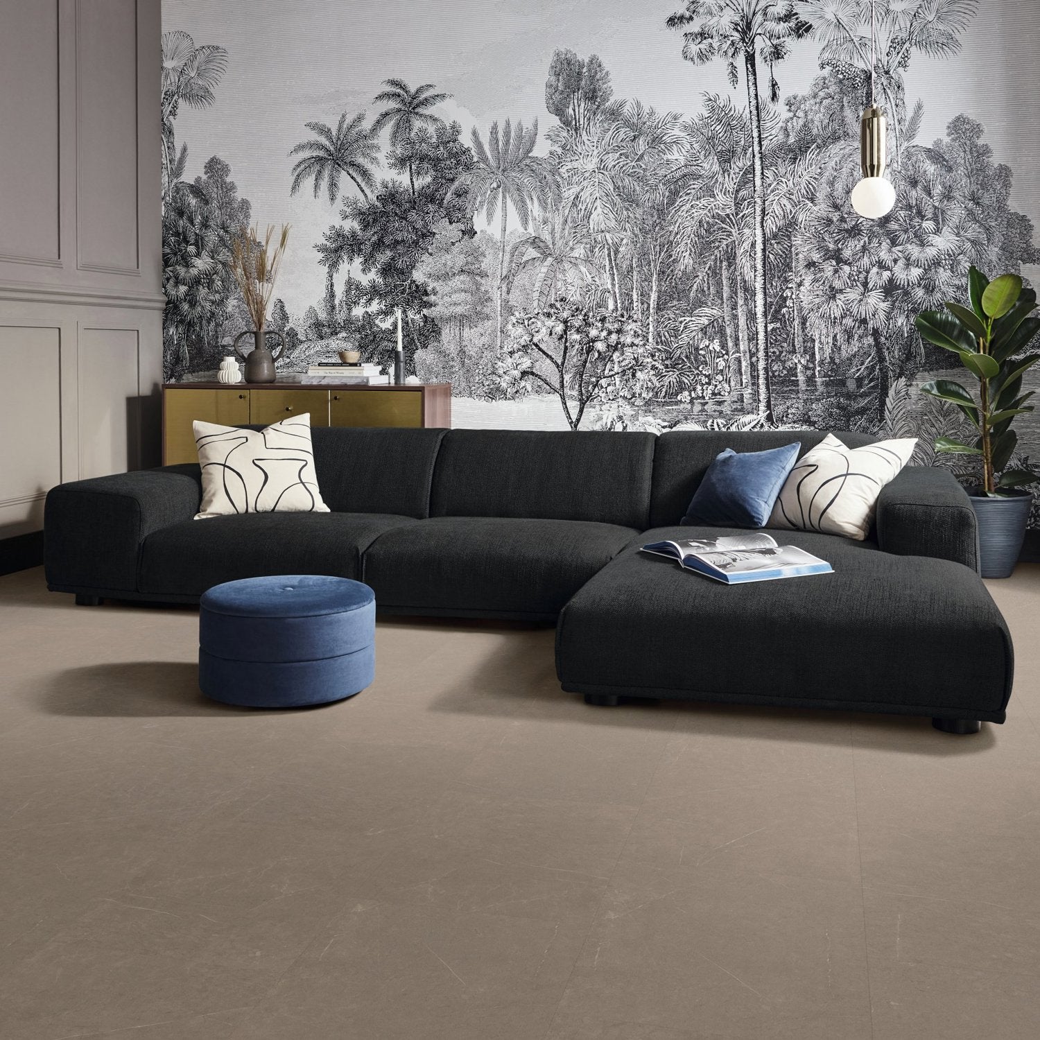 Karndean Van Gogh Gluedown LVT Flooring in Bronze Castello Marble VGT2416 - 3.34m2 Full Pack