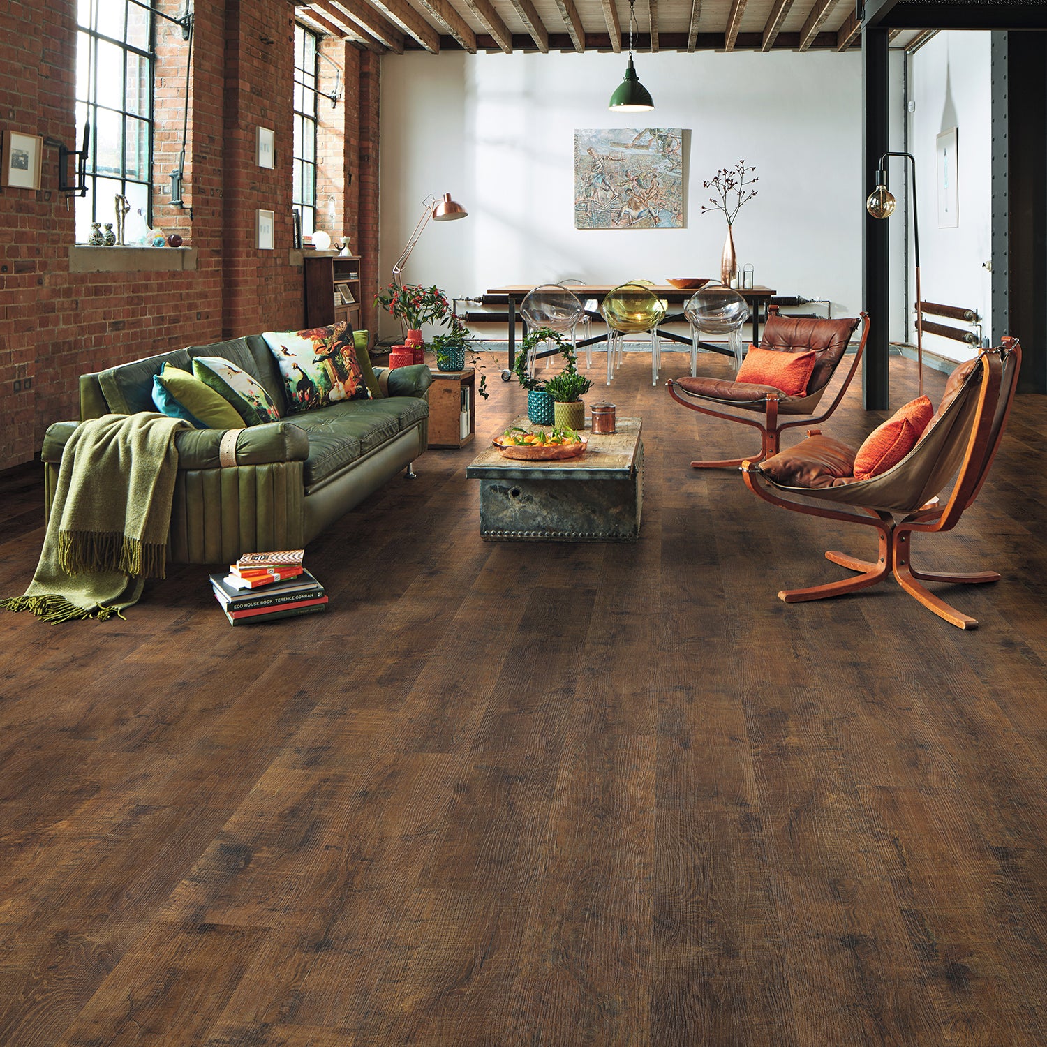 Karndean Van Gogh Rigid Core LVT Flooring in Antique French Oak RKP8110 - 3.2m2 Full Pack
