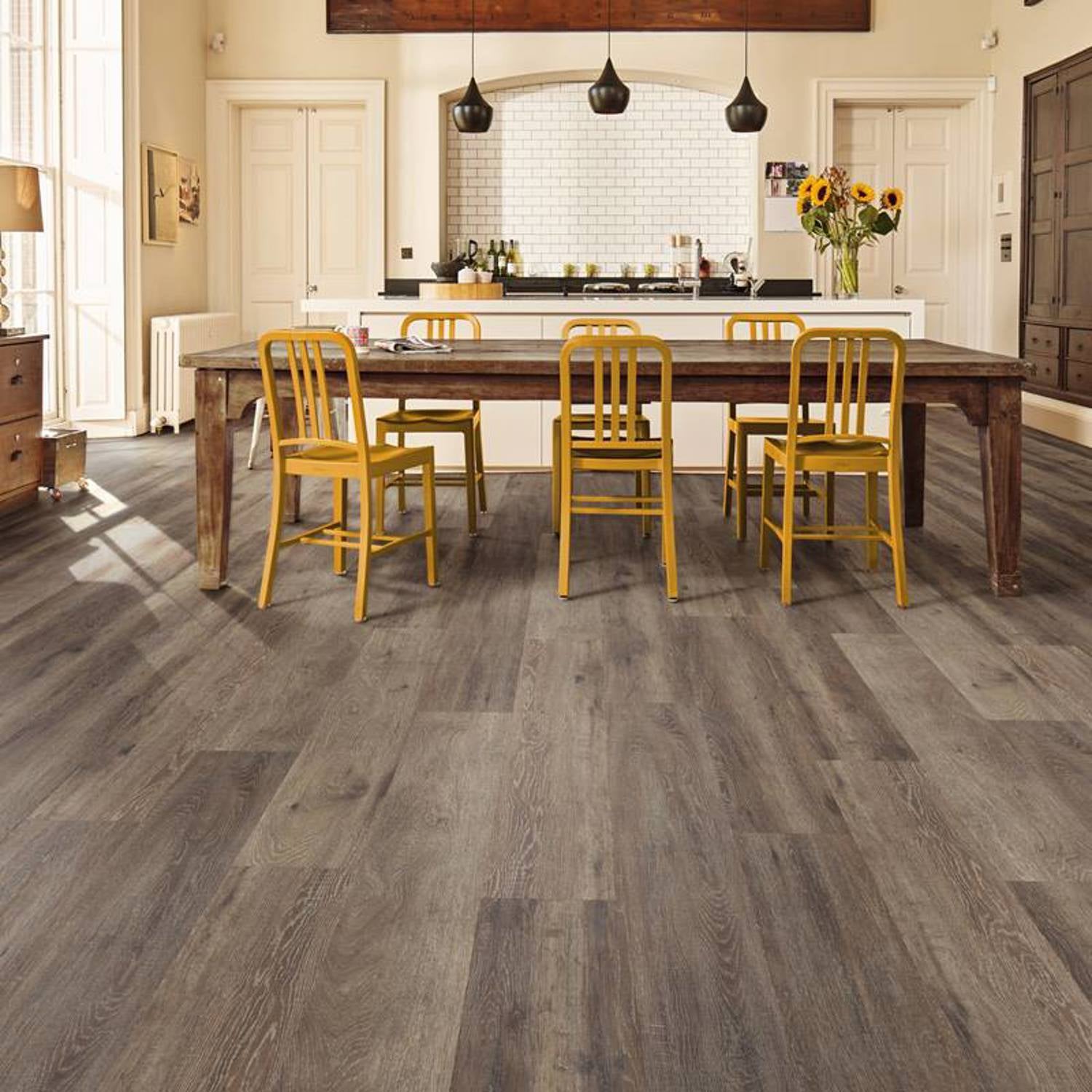 Karndean Van Gogh Rigid Core LVT Flooring in Baltic Mistral Oak RKP8112 - 3.2m2 Full Pack