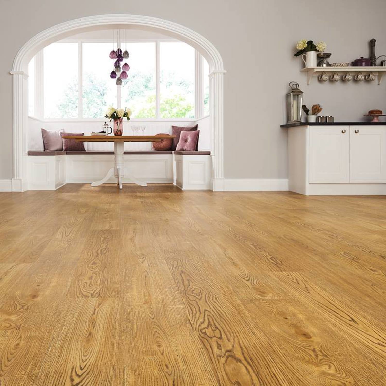 Karndean Van Gogh Rigid Core LVT Flooring in English Character Oak RKP8115 - 3.2m2 Full Pack