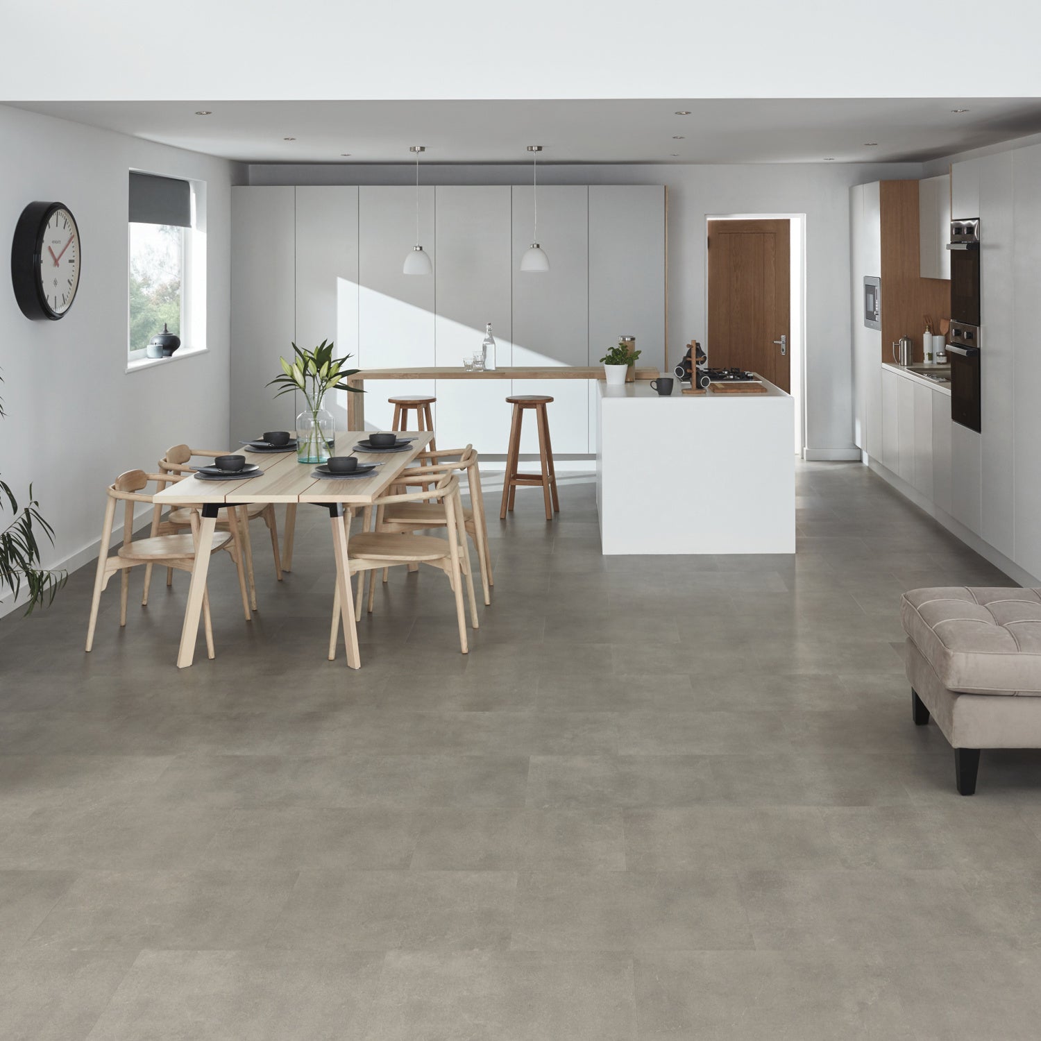 Karndean Van Gogh Rigid Core LVT Flooring in Metro Grey RKT2403 - 2.74m2 Full Pack