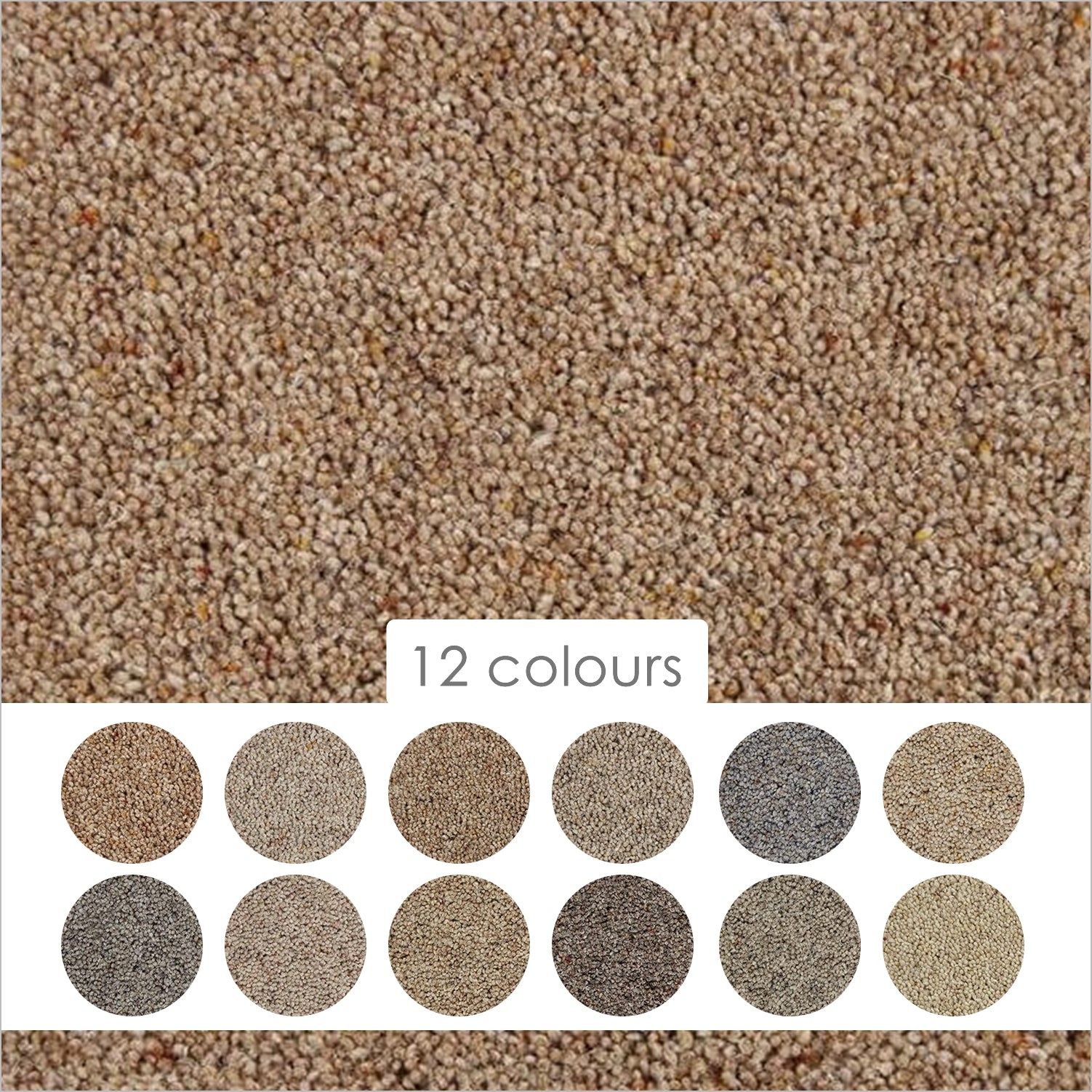 Kingsmead 40oz Vitronic Berber 80% Wool Blend Twist Carpet