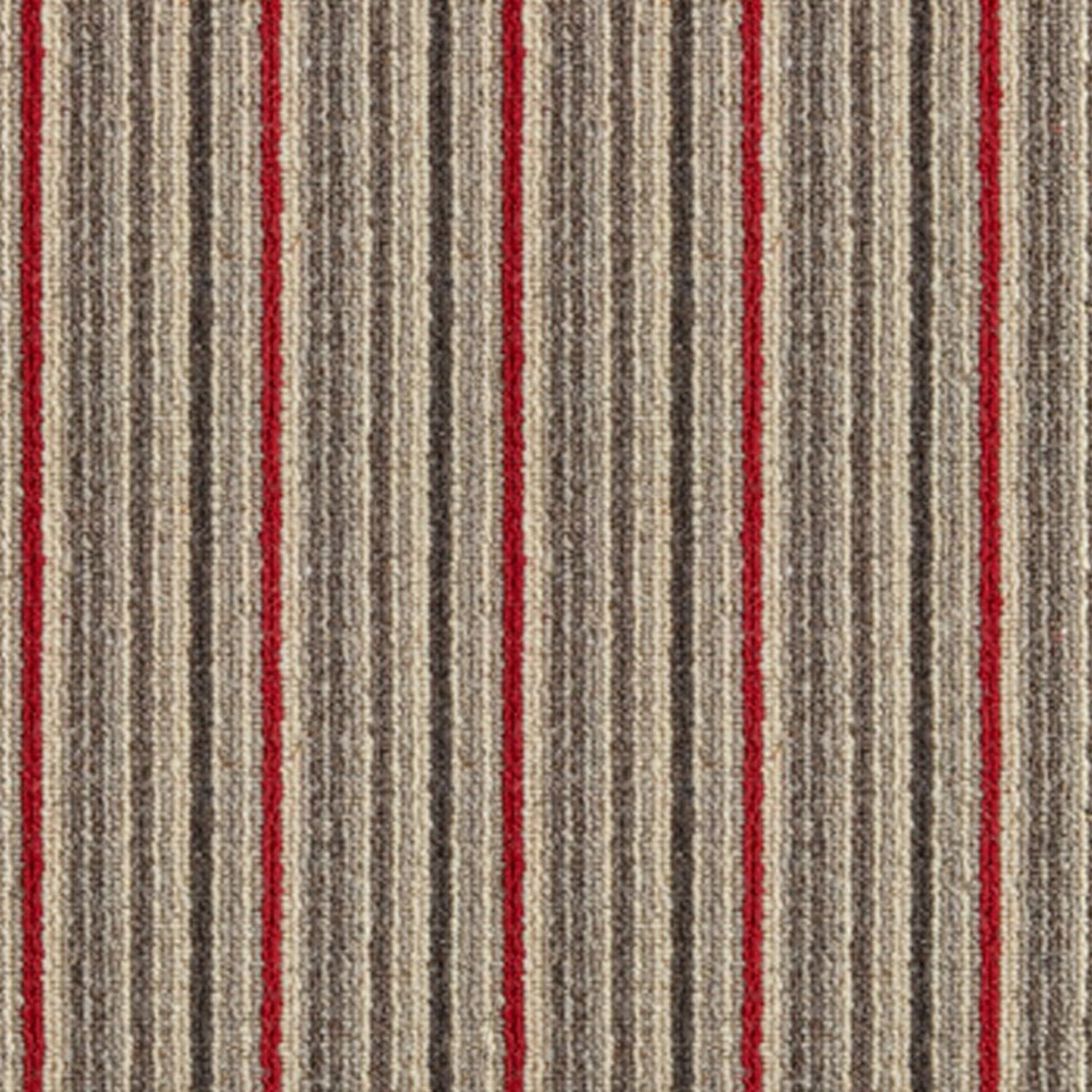Kingsmead Anthology Stripe 100% Wool Loop Carpet