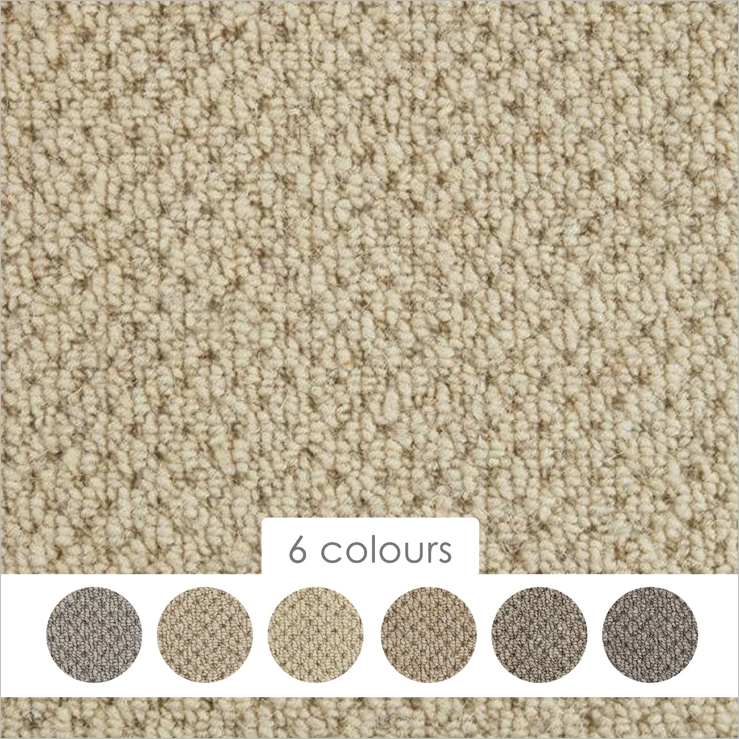 Kingsmead Berber Seasons Autumn 100% Wool Loop Carpet