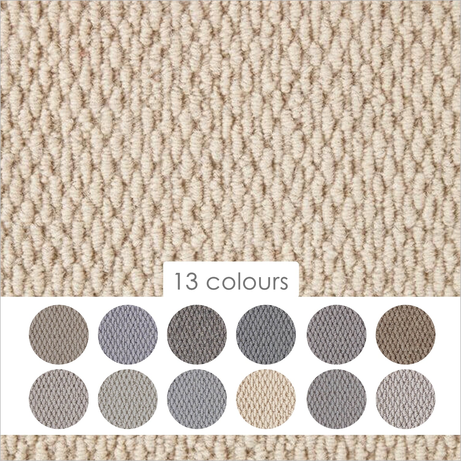 Kingsmead Berber Traditions Strata 100% Wool Loop Carpet