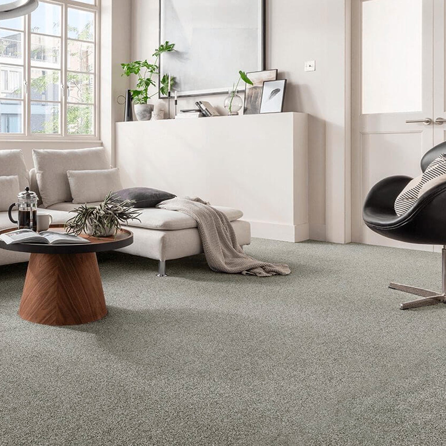 Kingsmead Devotion Silver Twist Carpet