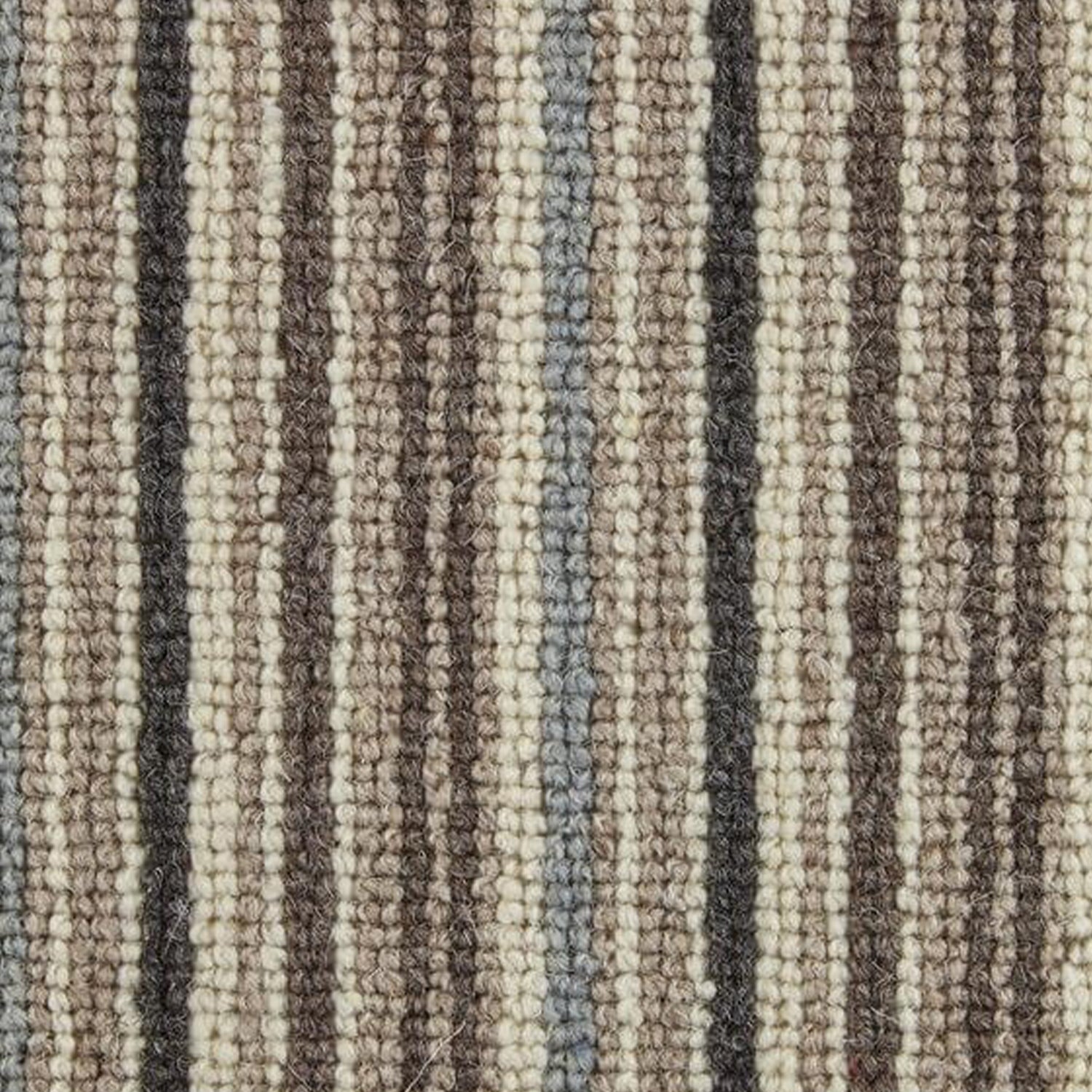 Kingsmead Kaleidoscope Stripe 100% Wool Loop Carpet