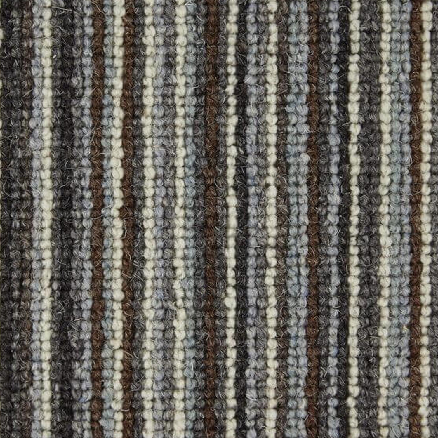 Kingsmead Kaleidoscope Stripe 100% Wool Loop Carpet