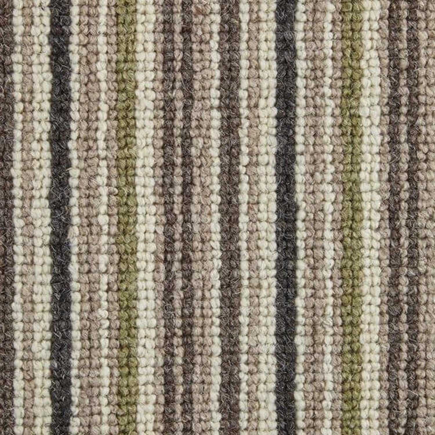 Kingsmead Kaleidoscope Stripe 100% Wool Loop Carpet