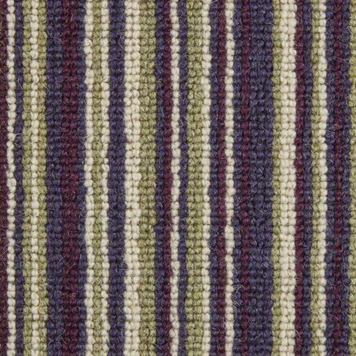 Kingsmead Kaleidoscope Stripe 100% Wool Loop Carpet