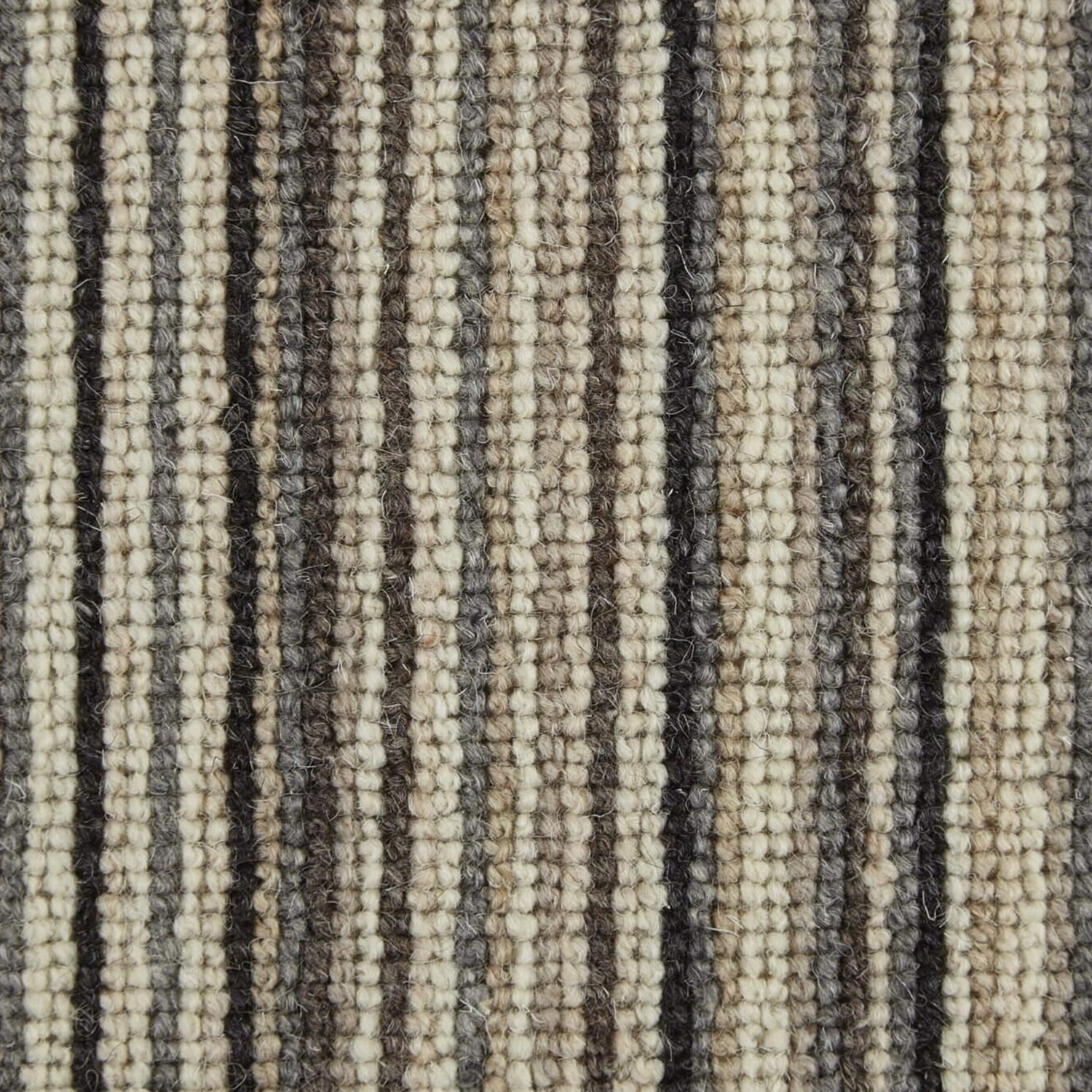 Kingsmead Kaleidoscope Stripe 100% Wool Loop Carpet