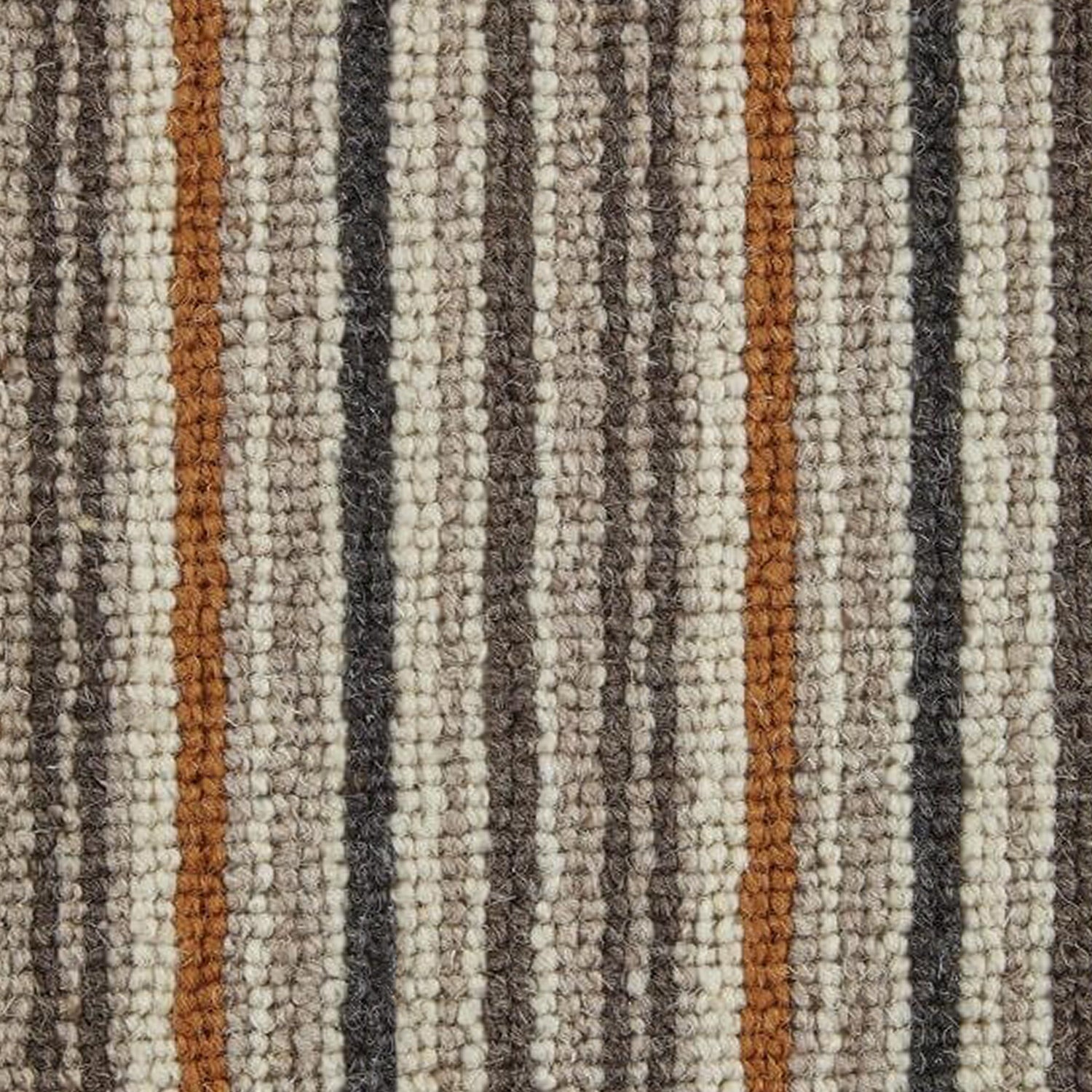 Kingsmead Kaleidoscope Stripe 100% Wool Loop Carpet
