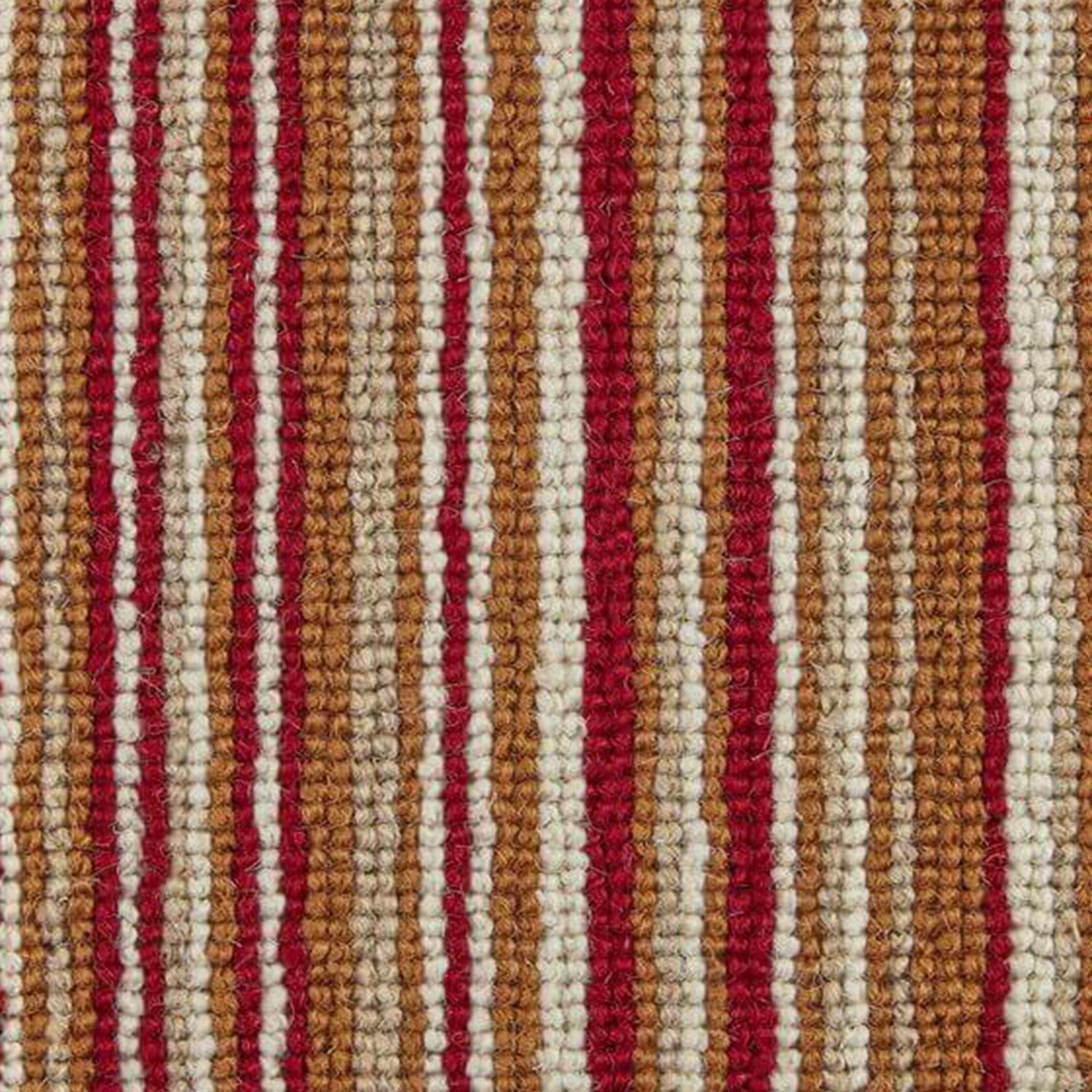 Kingsmead Kaleidoscope Stripe 100% Wool Loop Carpet