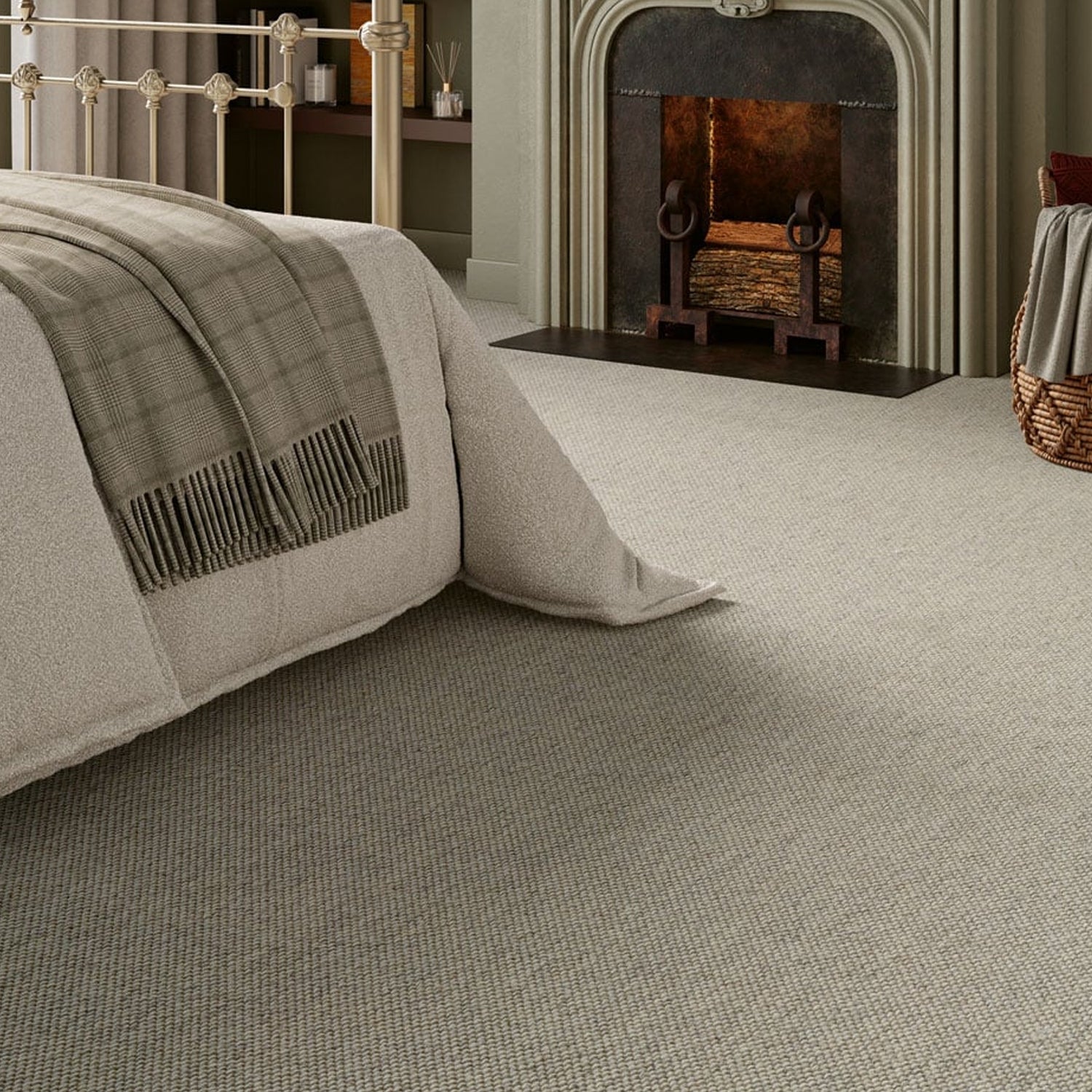 Causeway Carpets Natural Coordinates Weave 100% Wool Flatweave Carpet