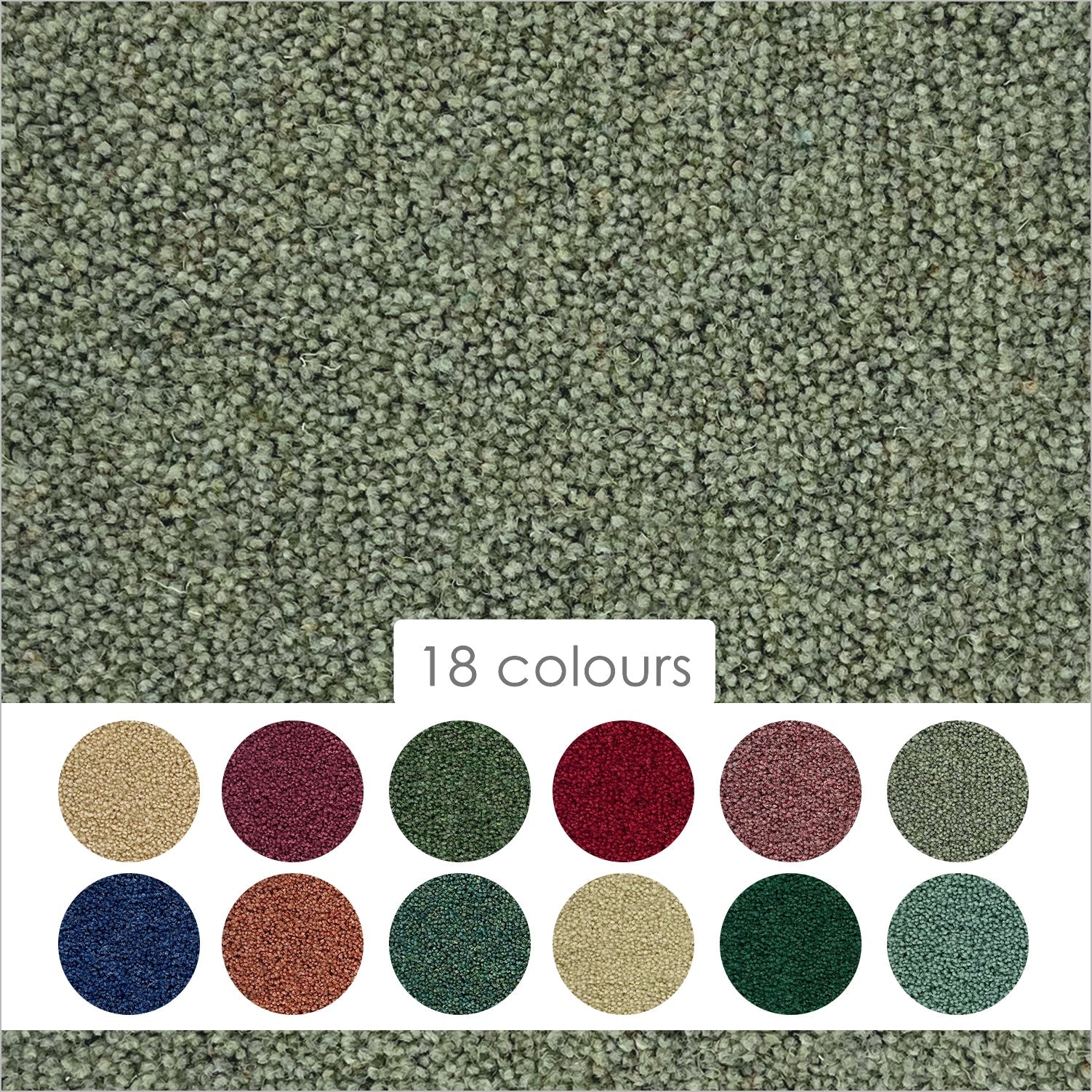 Penthouse Carpets 50oz Pentwist Colours 80% Wool Blend Twist Pile Carpet