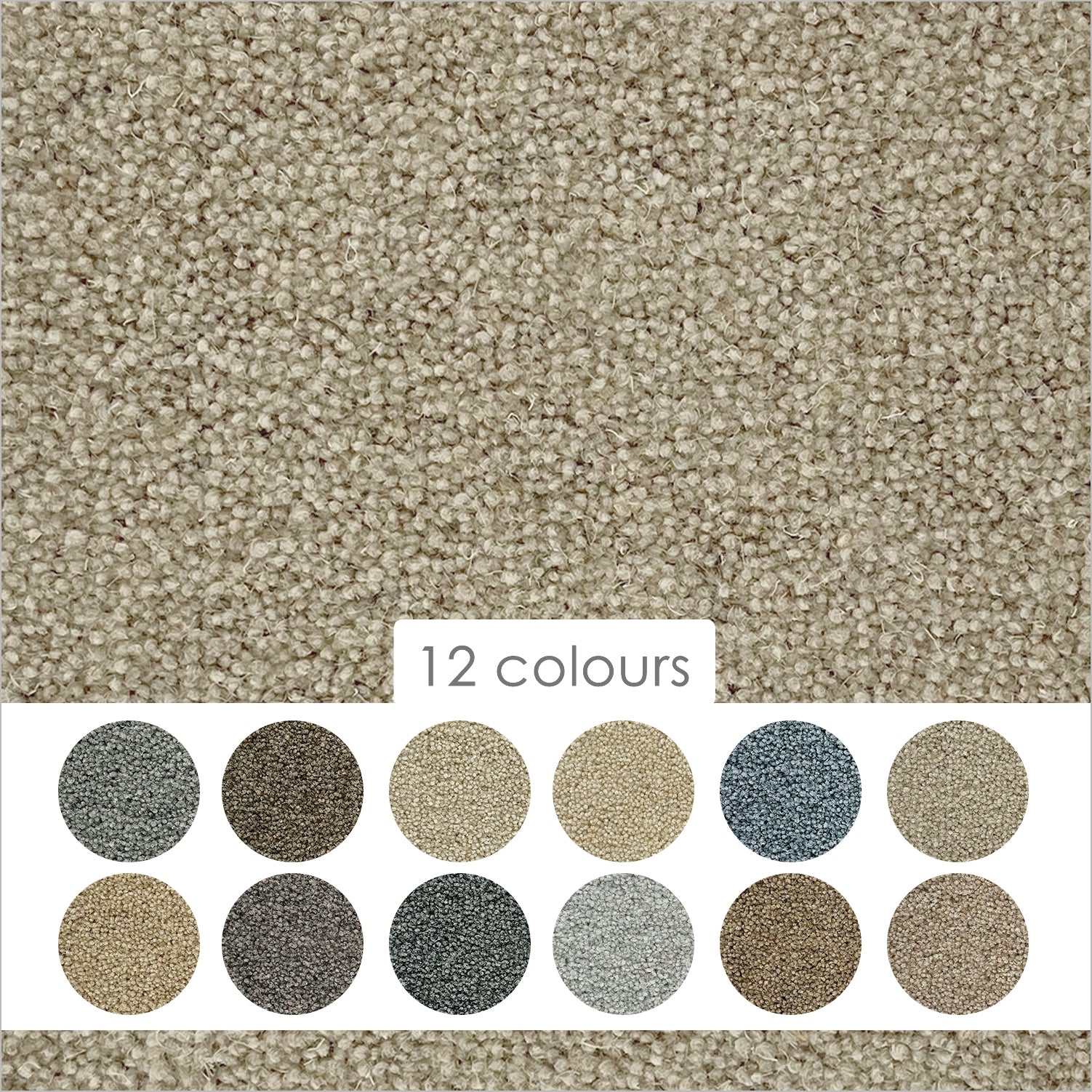 Penthouse Carpets 50oz Quartz 80% Wool Blend Twist Carpet