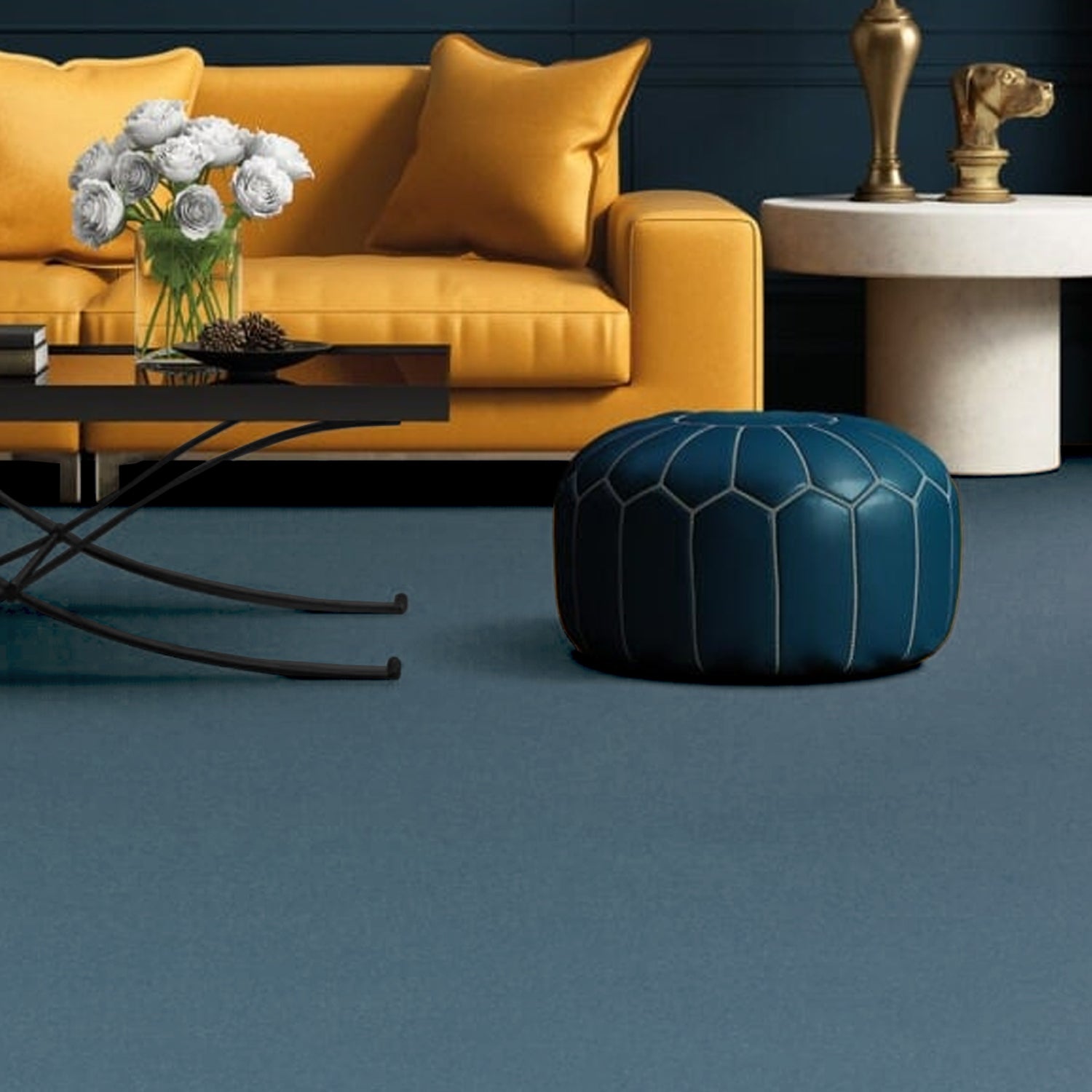 Penthouse Carpets 40oz Stateside 80% Wool Blend Twist Carpet