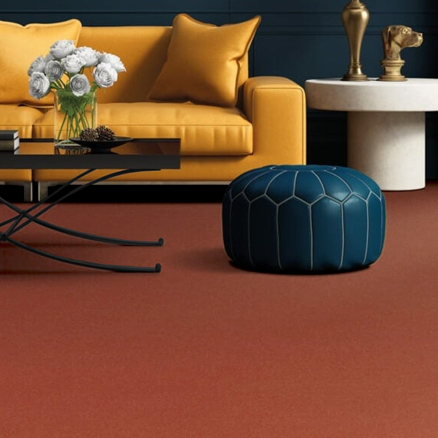 Penthouse Carpets 50oz Stateside 80% Wool Blend Twist Carpet