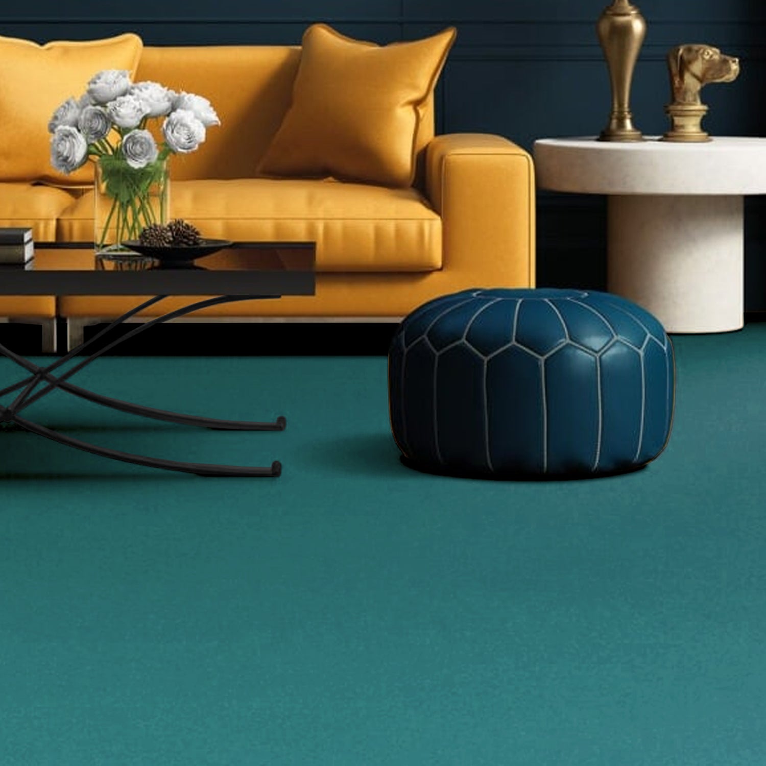 Penthouse Carpets 40oz Stateside 80% Wool Blend Twist Carpet