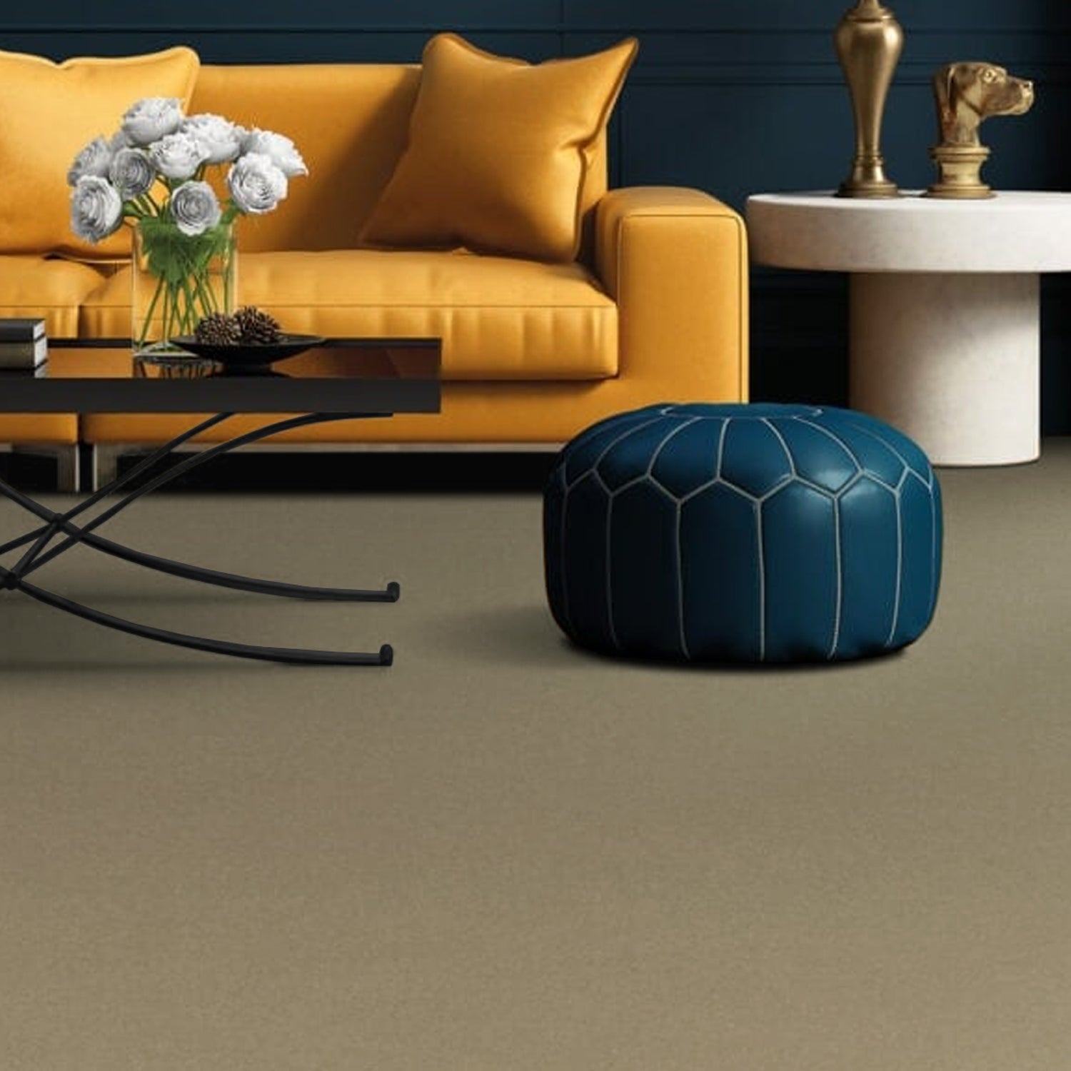 Penthouse Carpets 40oz Stateside 80% Wool Blend Twist Carpet