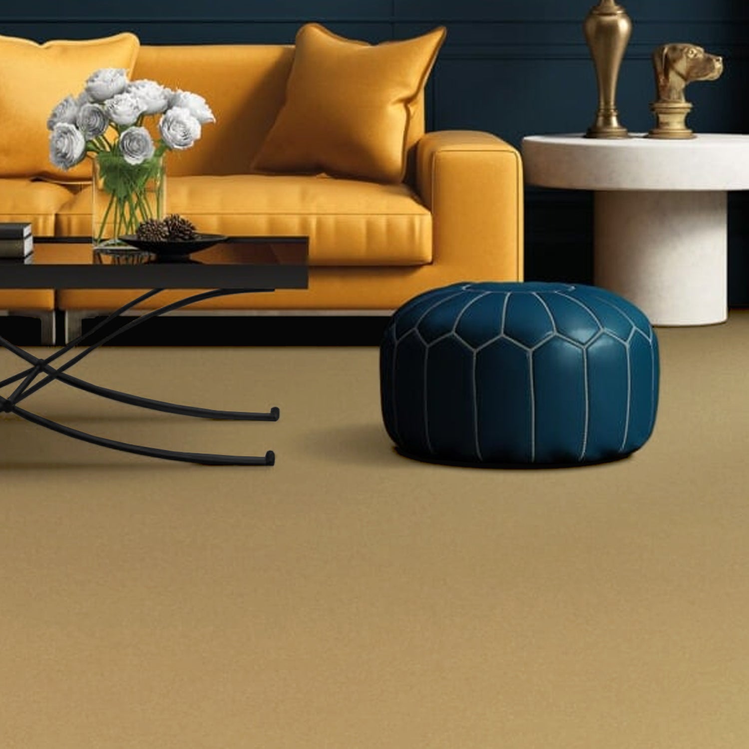 Penthouse Carpets 40oz Stateside 80% Wool Blend Twist Carpet