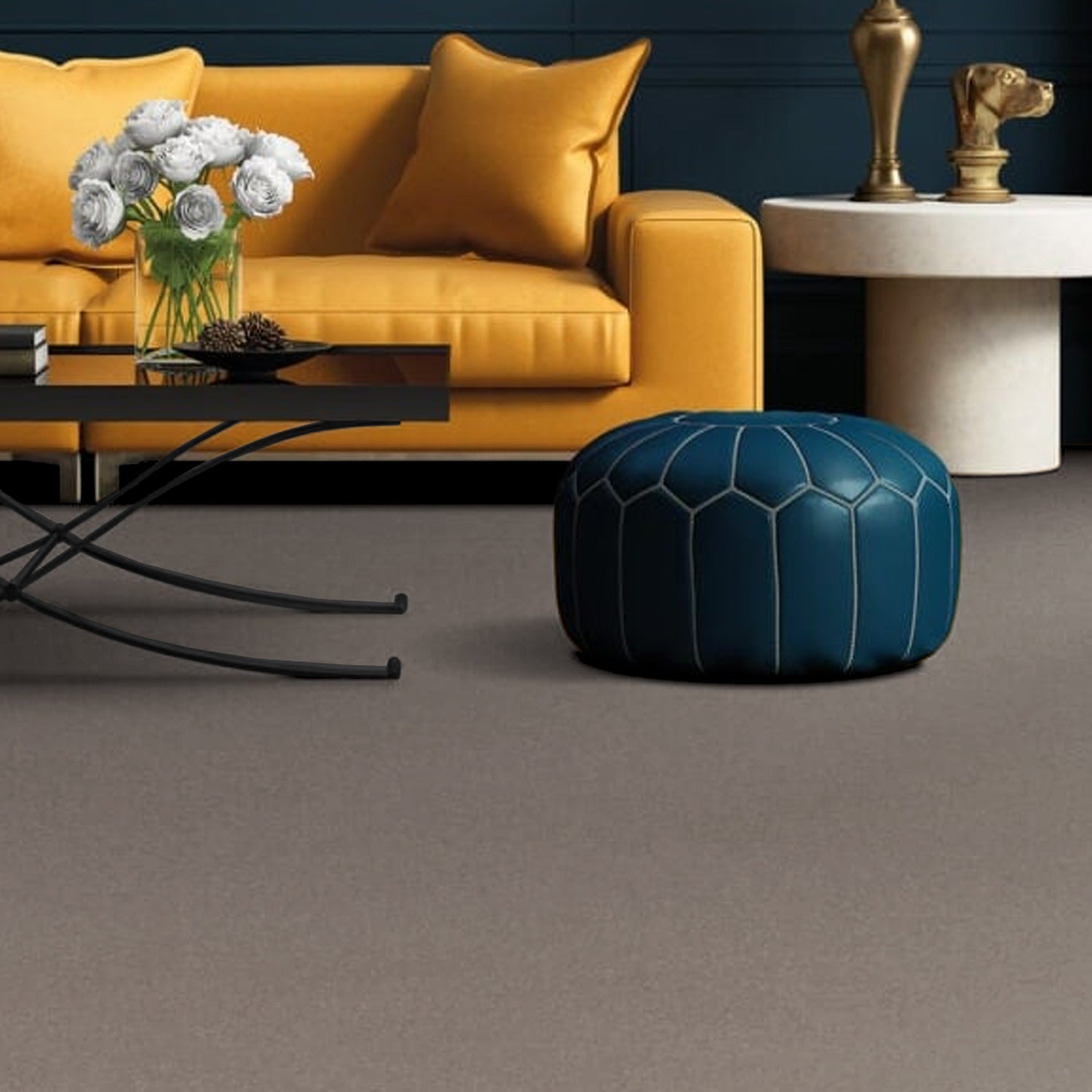 Penthouse Carpets 40oz Stateside 80% Wool Blend Twist Carpet