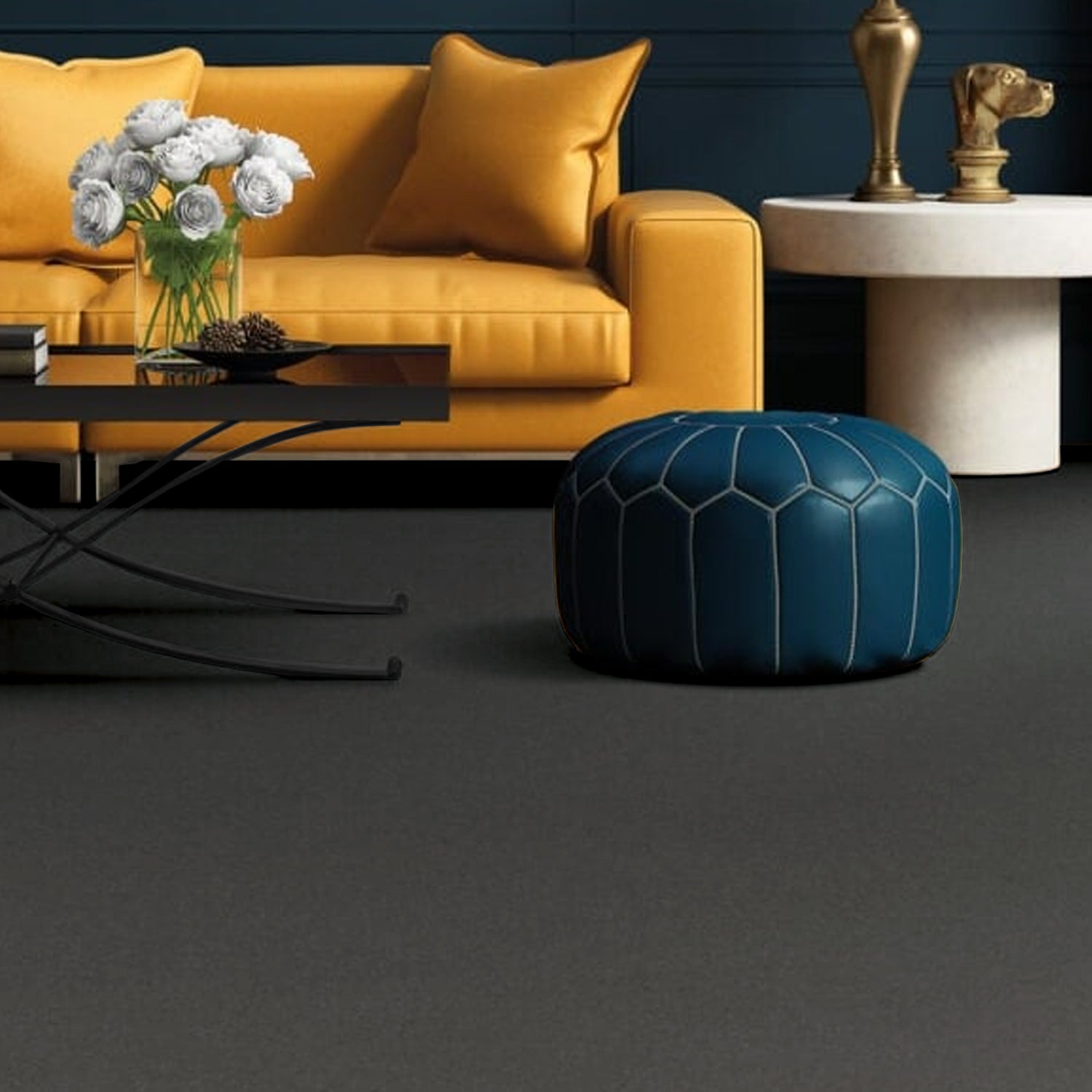 Penthouse Carpets 40oz Stateside 80% Wool Blend Twist Carpet