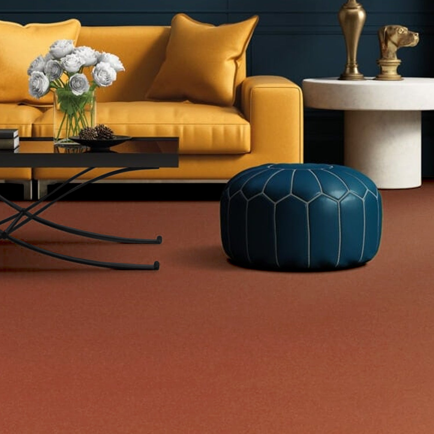Penthouse Carpets 40oz Stateside 80% Wool Blend Twist Carpet