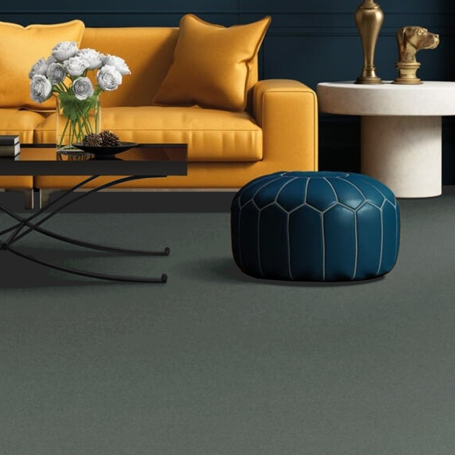 Penthouse Carpets 40oz Stateside 80% Wool Blend Twist Carpet