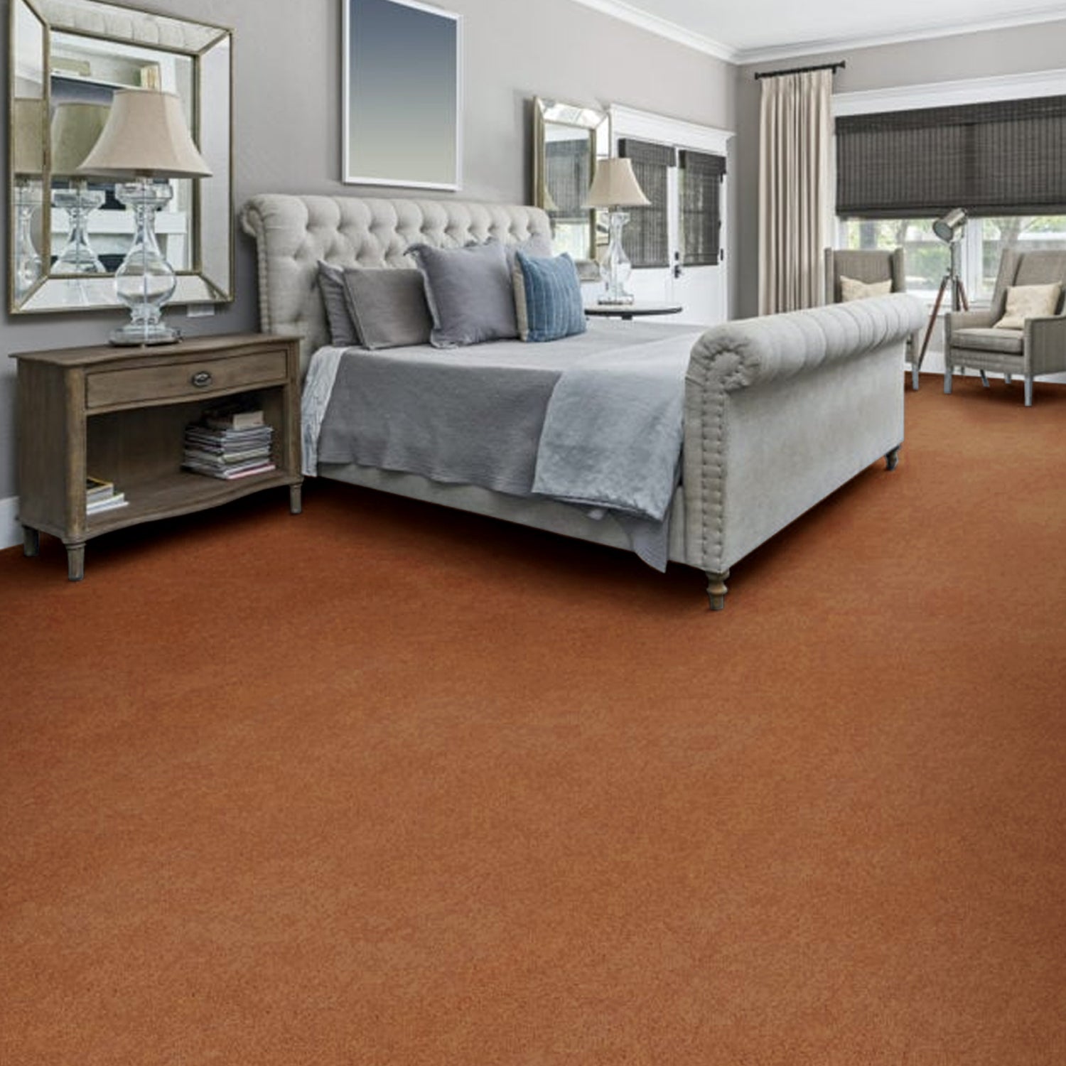 Penthouse Carpets 50oz Super Maxim 80% Wool Blend Twist Pile Carpet