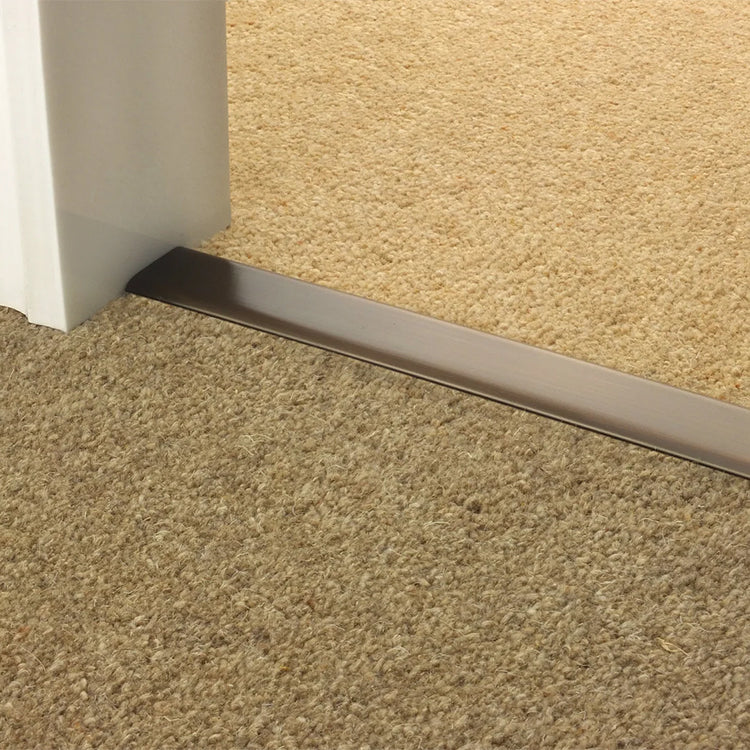 Stairrods UK Double Z9 Dual Edge Door Bar in Antique Bronze - Carpet to Carpet