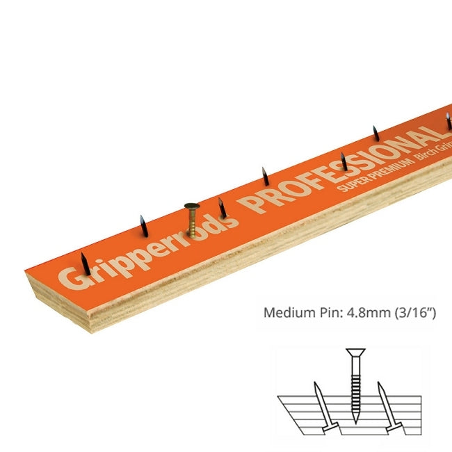 Gripperrods Professional Medium Pin Wood Gripper