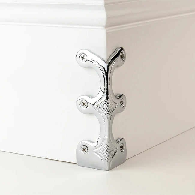 Stair Rods UK Skiffer Corner Protector in Chrome
