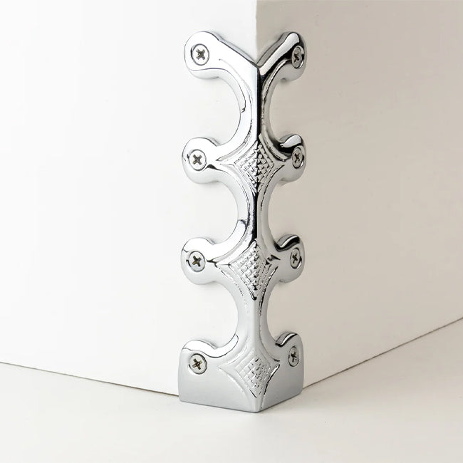 Stair Rods UK Skiffer Corner Protector in Chrome