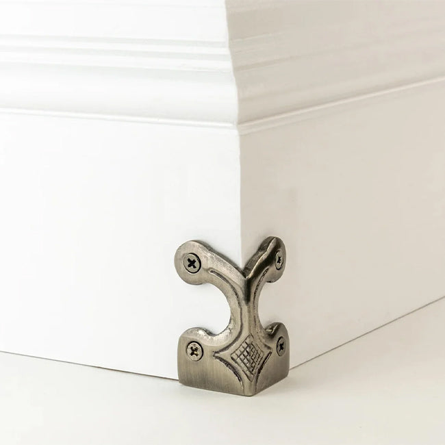 Stair Rods UK Skiffer Corner Protector in Pewter
